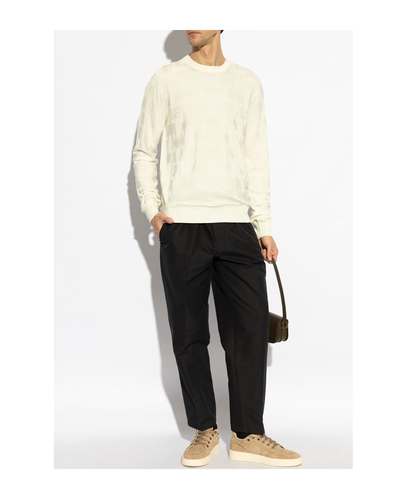 Dolce 
Gabbana Sweater With Monogram - White