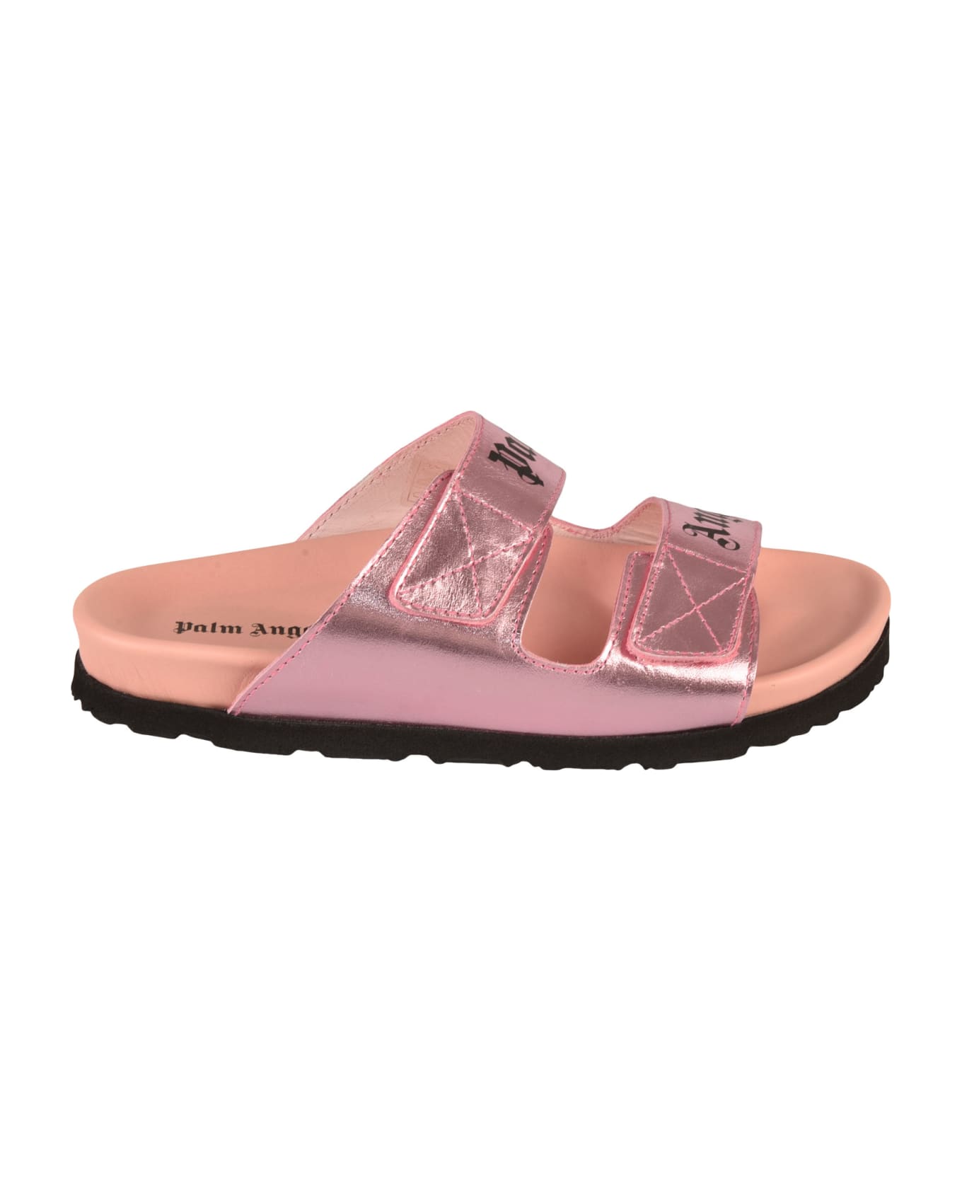 Palm Angels Logo Double-strap Sandals - Pink