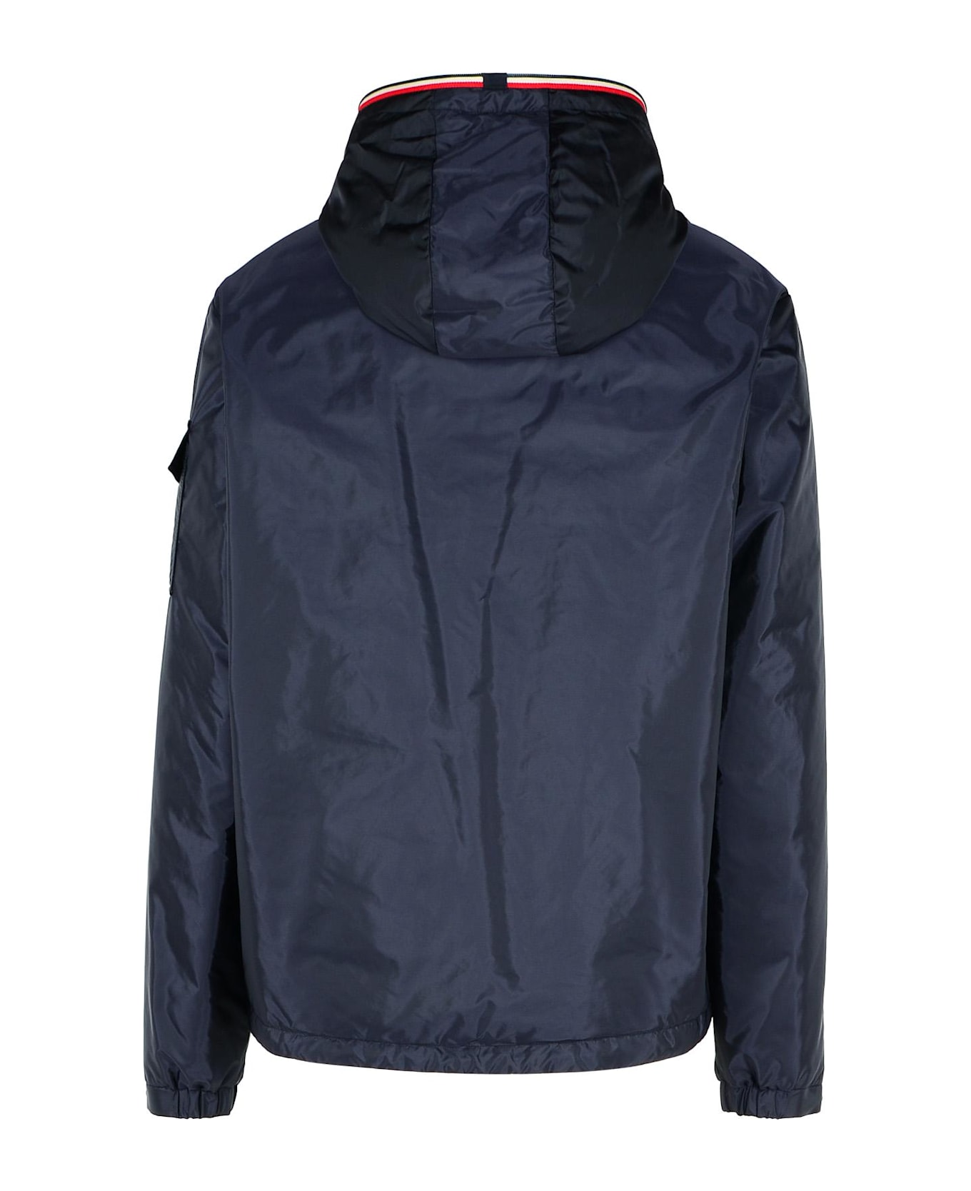 Moncler 'evettes' Navy Polyamide Jacket - Blue
