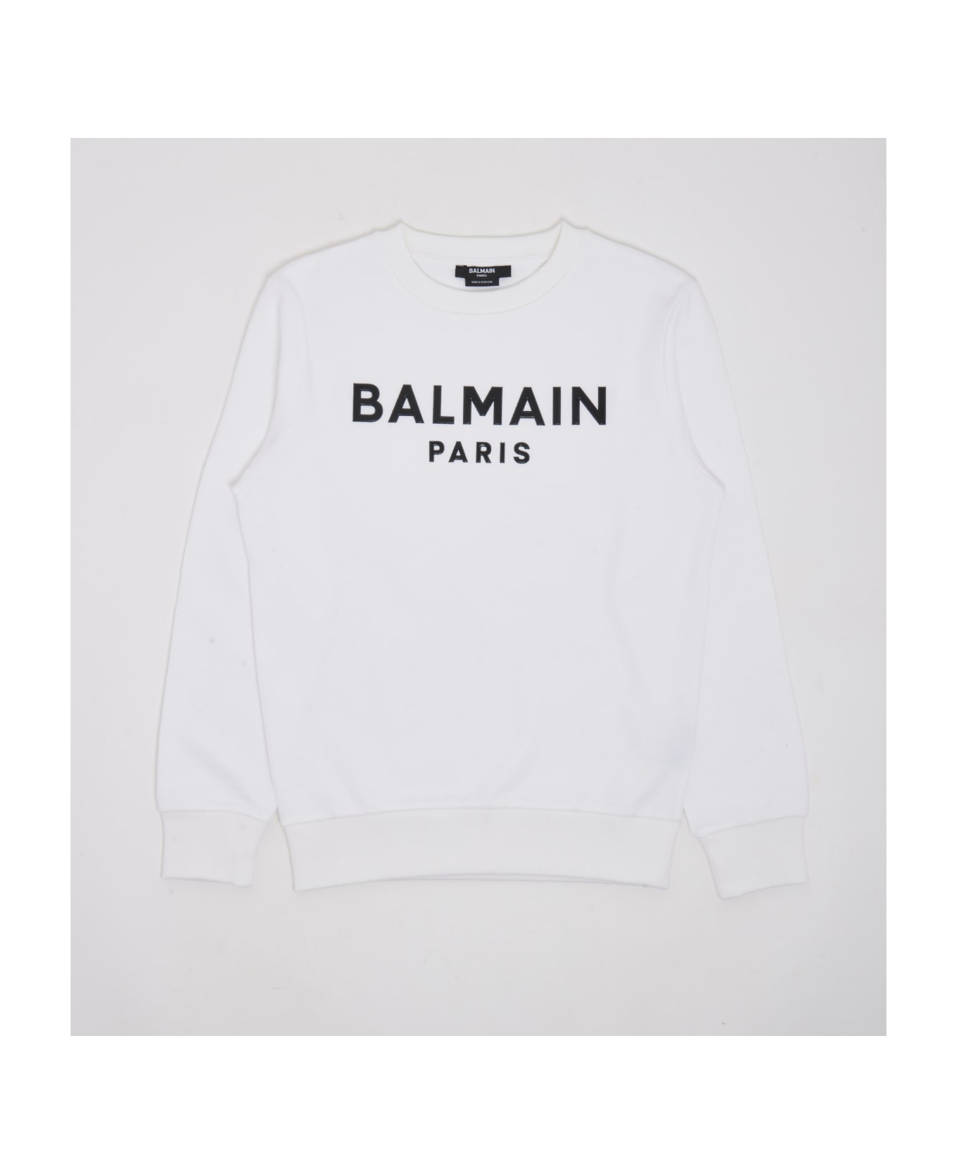Balmain Sweatshirts Sweatshirt - BIANCO-NERO