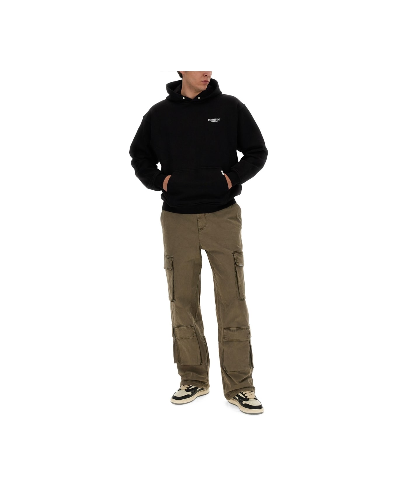 REPRESENT Hoodie - BLACK