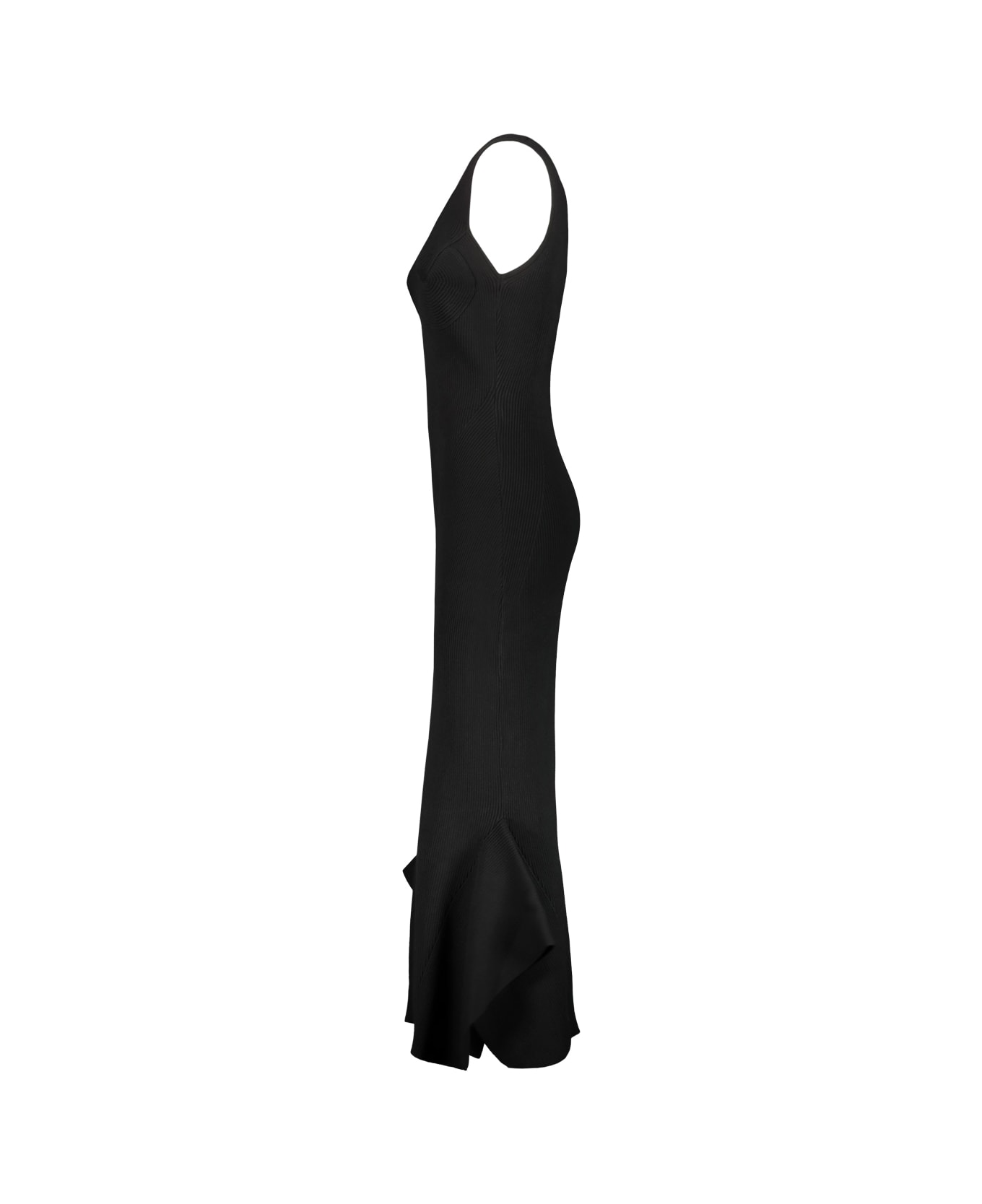 Marine Serre Knit Dress - Black ワンピース＆ドレス