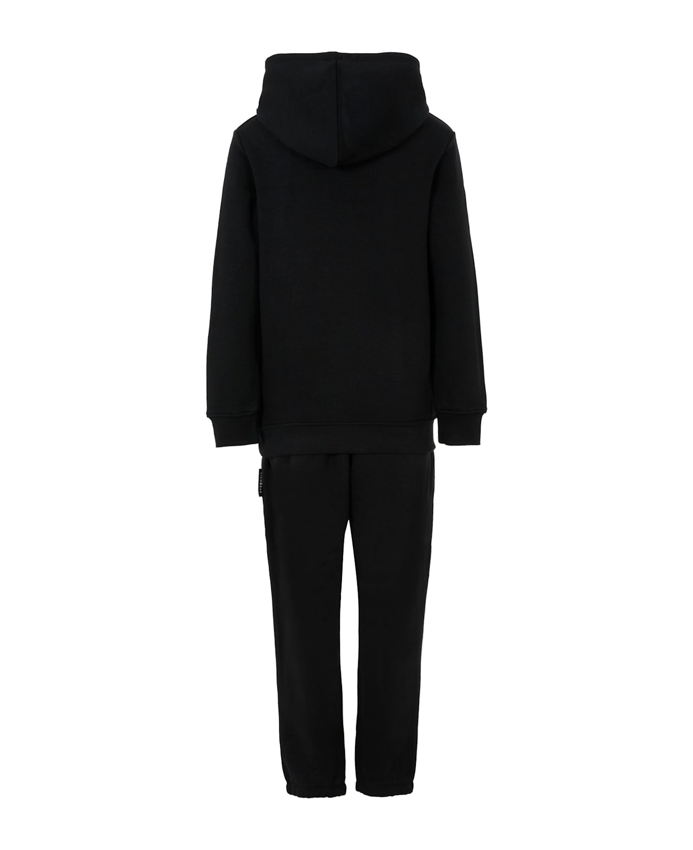 Richmond Black Suit For Boy With Logo - Black