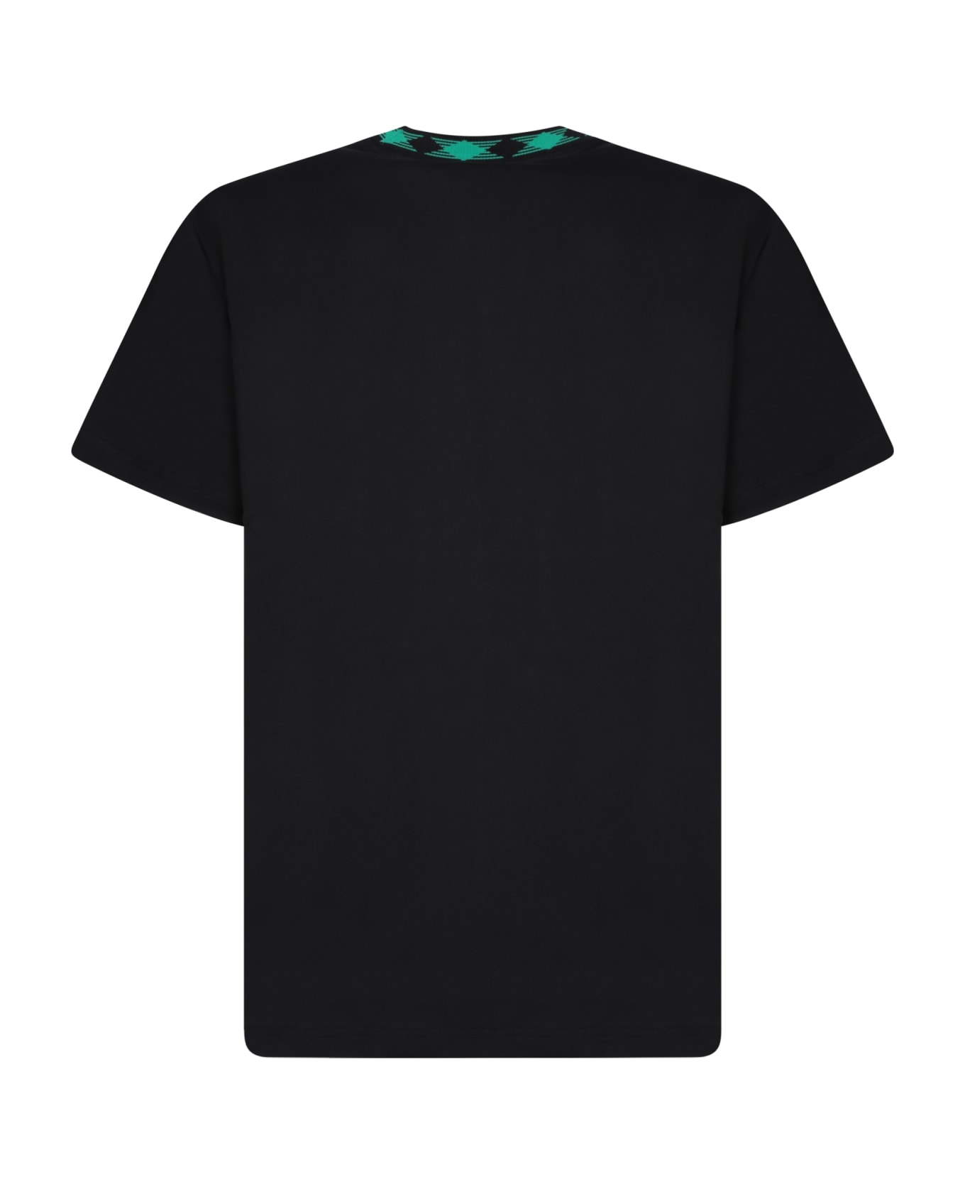 Wales Bonner Black And Blue Logo T-shirt - Black