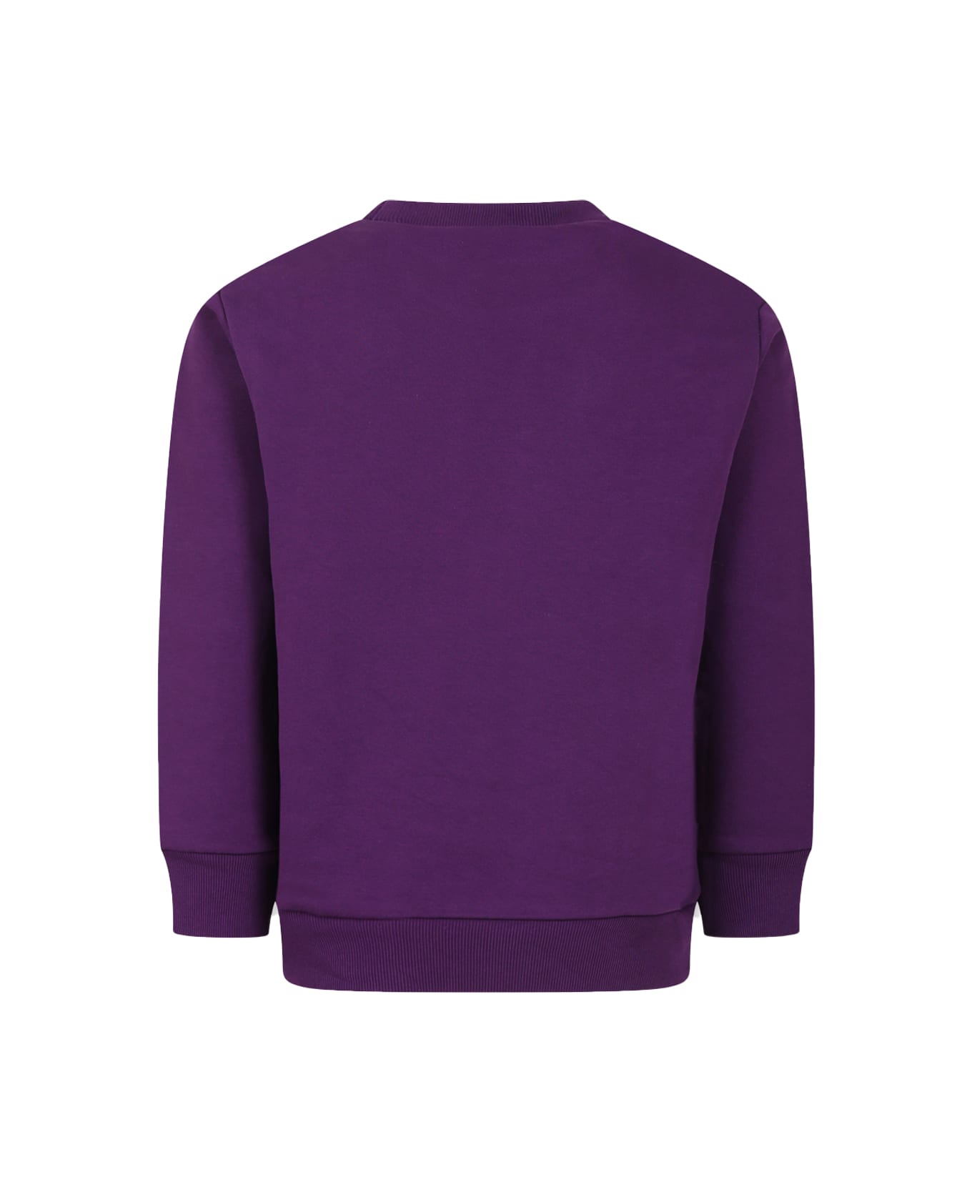 Marni Purple Sweatshirt For Kids With Logo - Violet