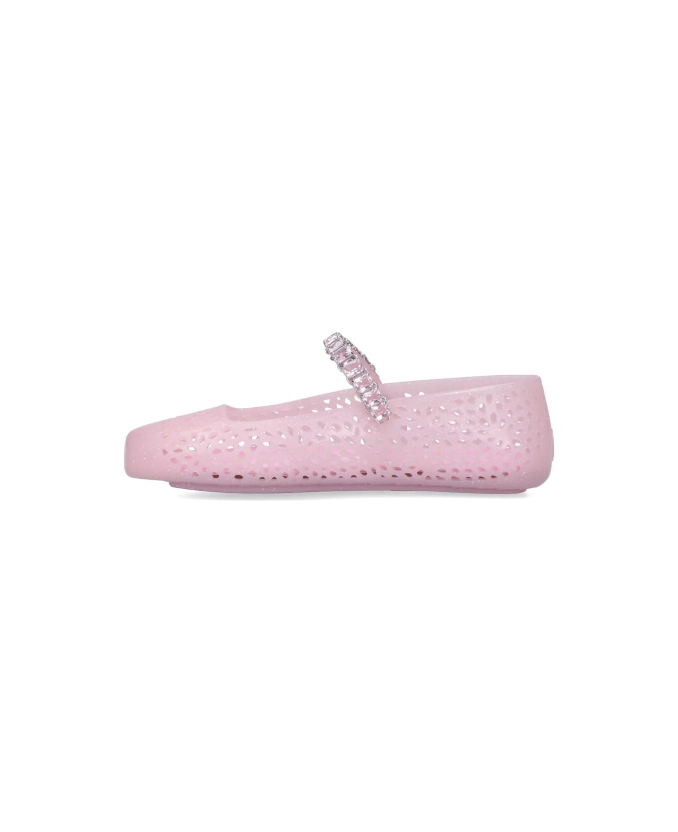 Jimmy Choo "mary Jane Jelly" Ballet Flats - Pink