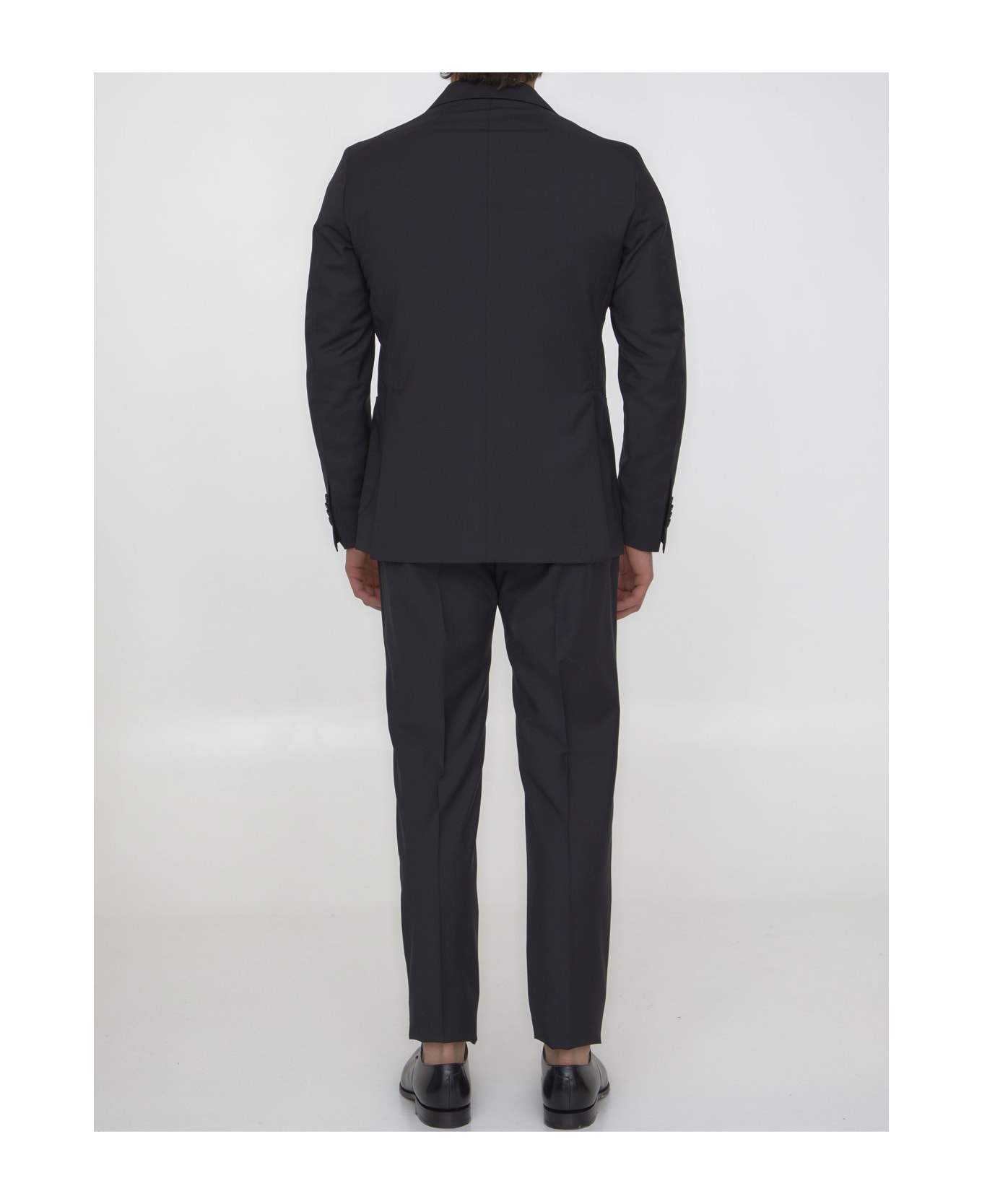Tagliatore Two-piece Suit In Wool - BLACK
