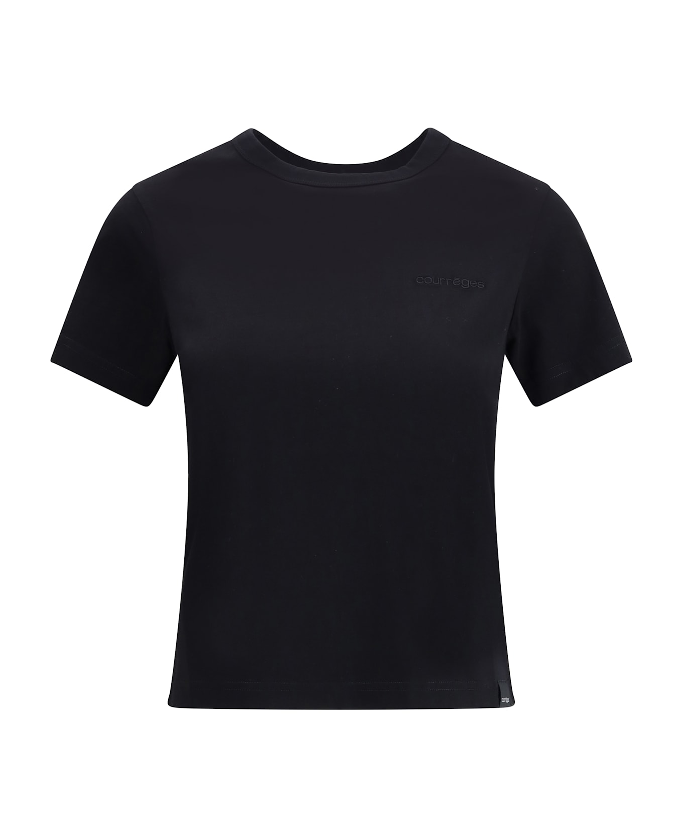 Courrèges Embroidered Logo T-shirt