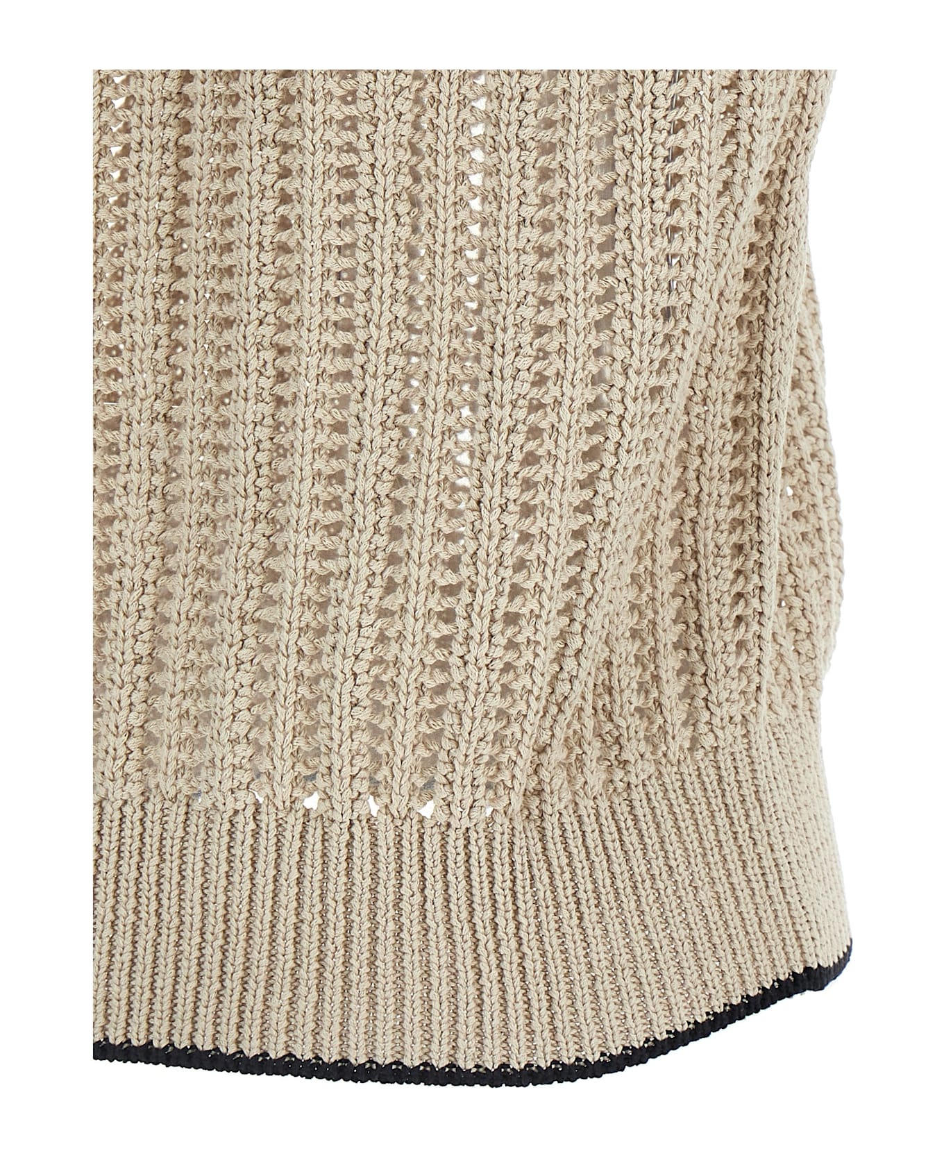 Brunello Cucinelli Knit Vest - Beige