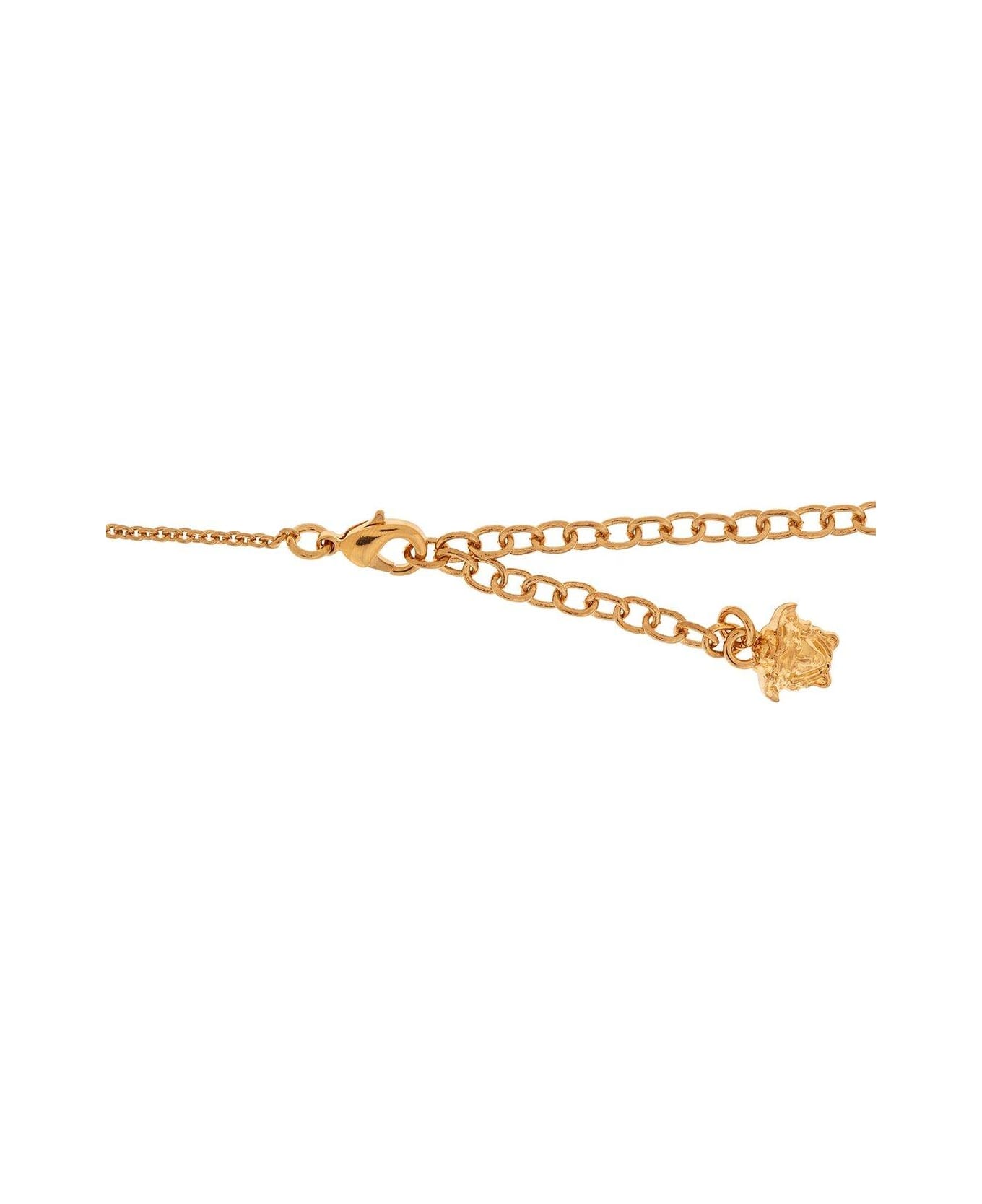 Versace Pearl-embellished Necklace - VERSACE GOLD (Gold)