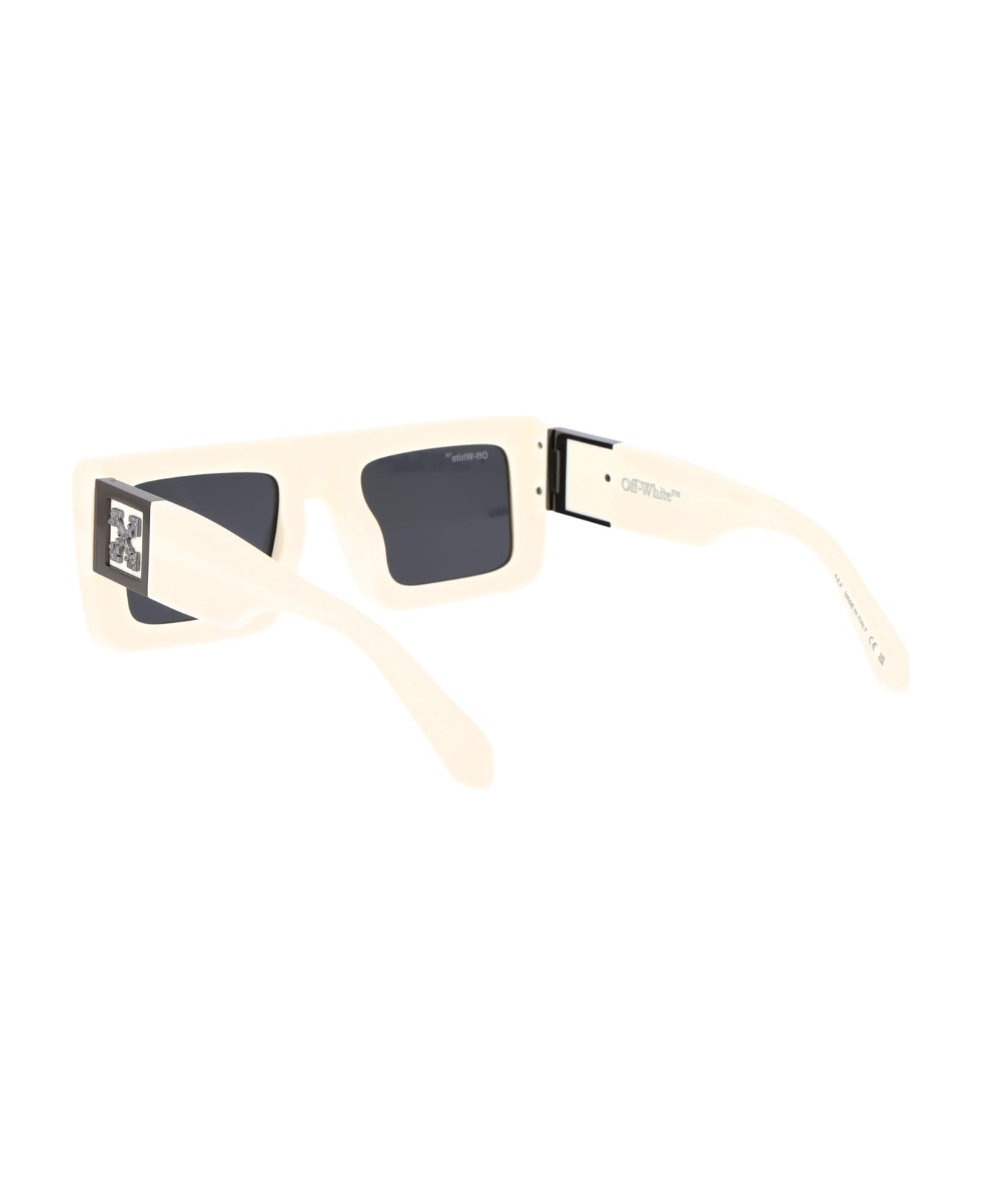 Off-White Leonardo Sunglasses - 0107 WHITE DARK GREY