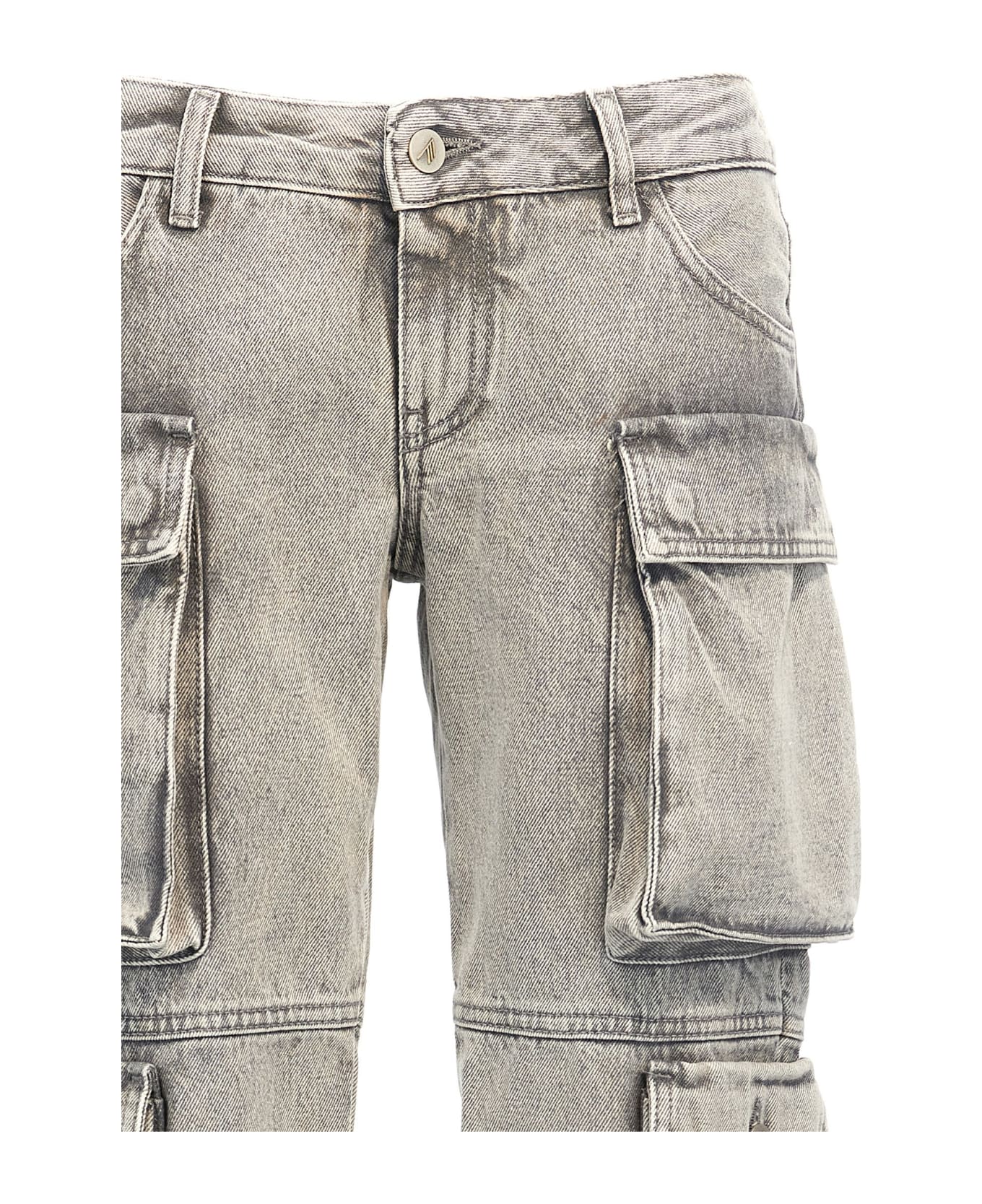 The Attico 'essie' Jeans - Gray