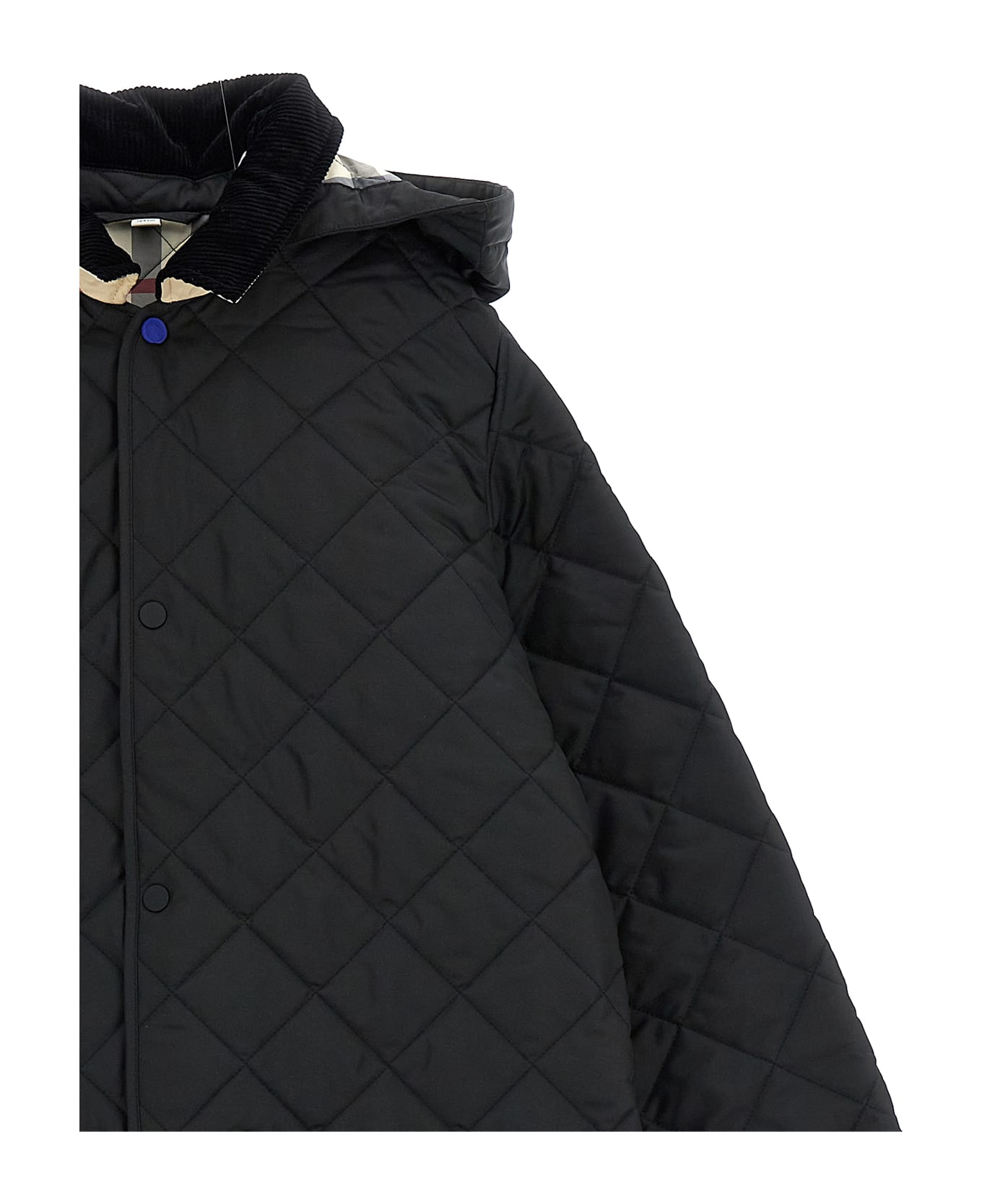 Burberry Quilted Coat - Black  