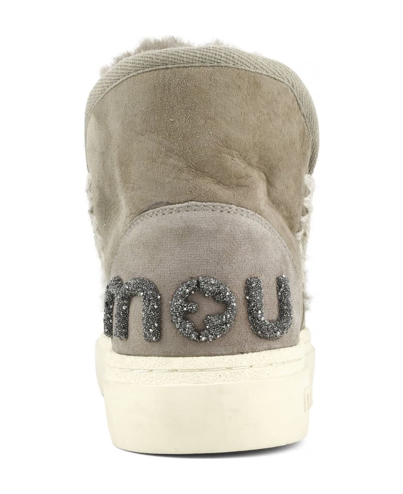 Mou Eskimo Sneaker Bold In Grey Leather - Grigio