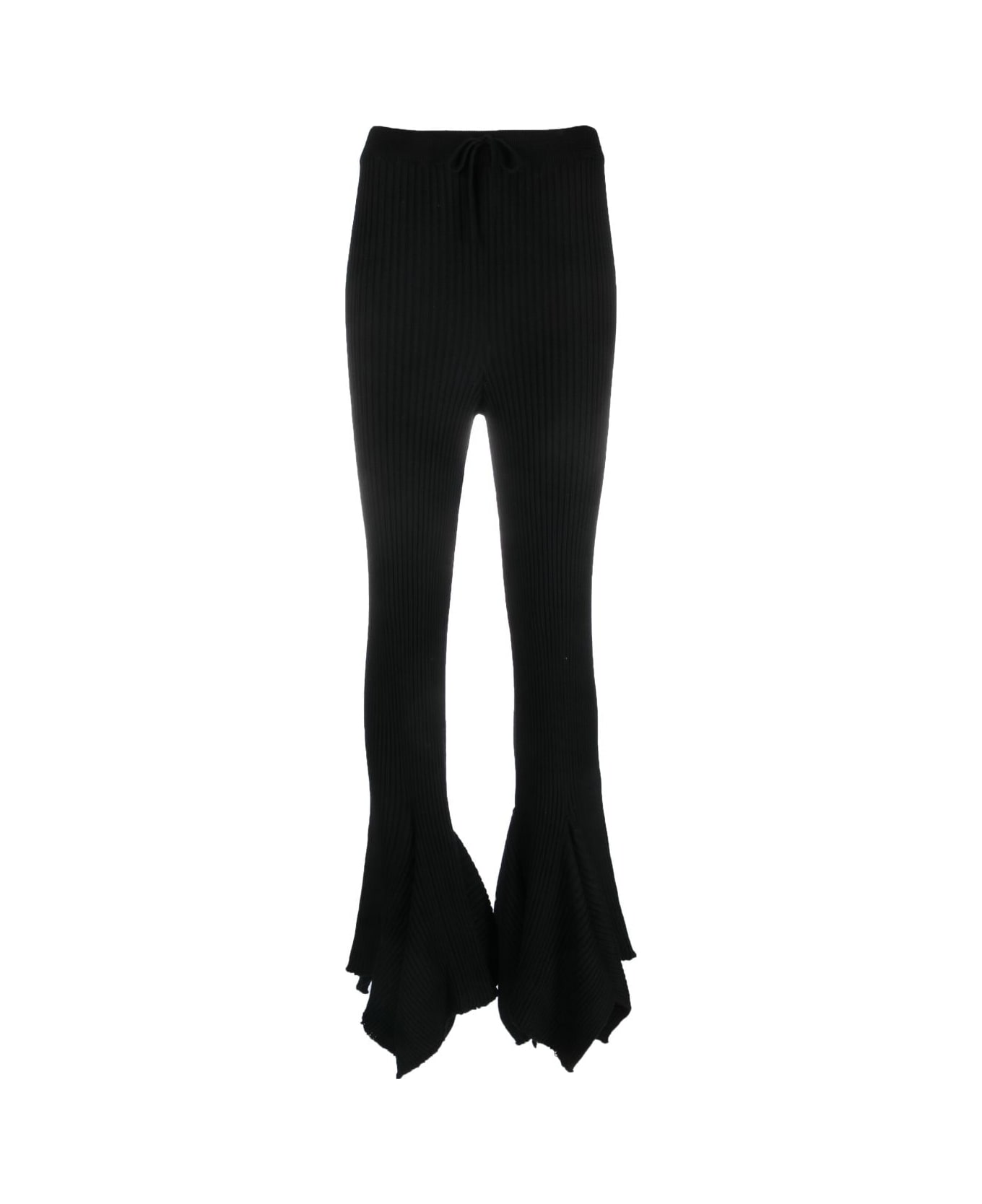 Marques'Almeida Merino Wool Knitted Trousers - Black