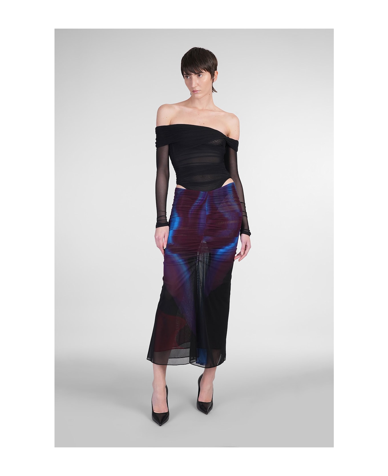 Mugler Body In Black Polyamide - black