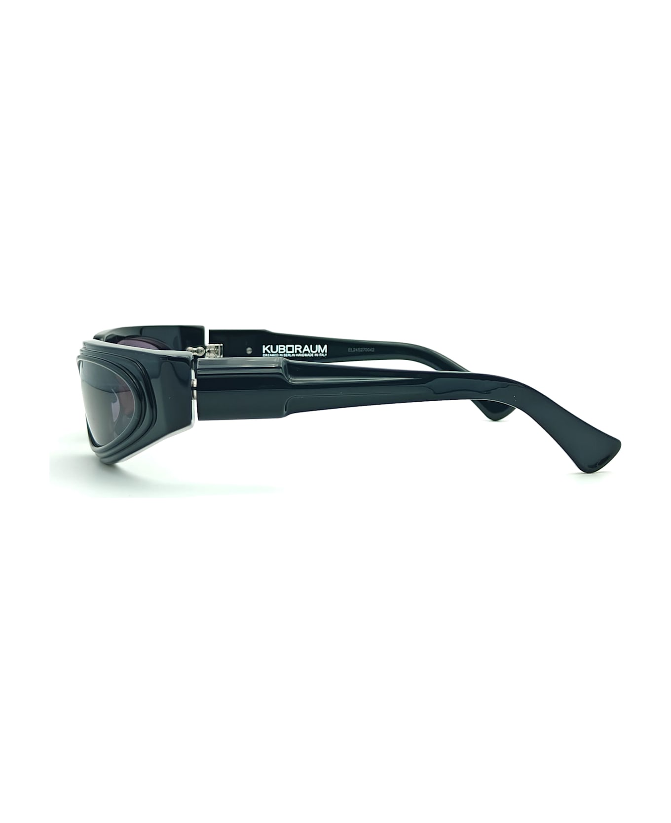 Kuboraum Mask E21 - Black Shine Sunglasses - Black
