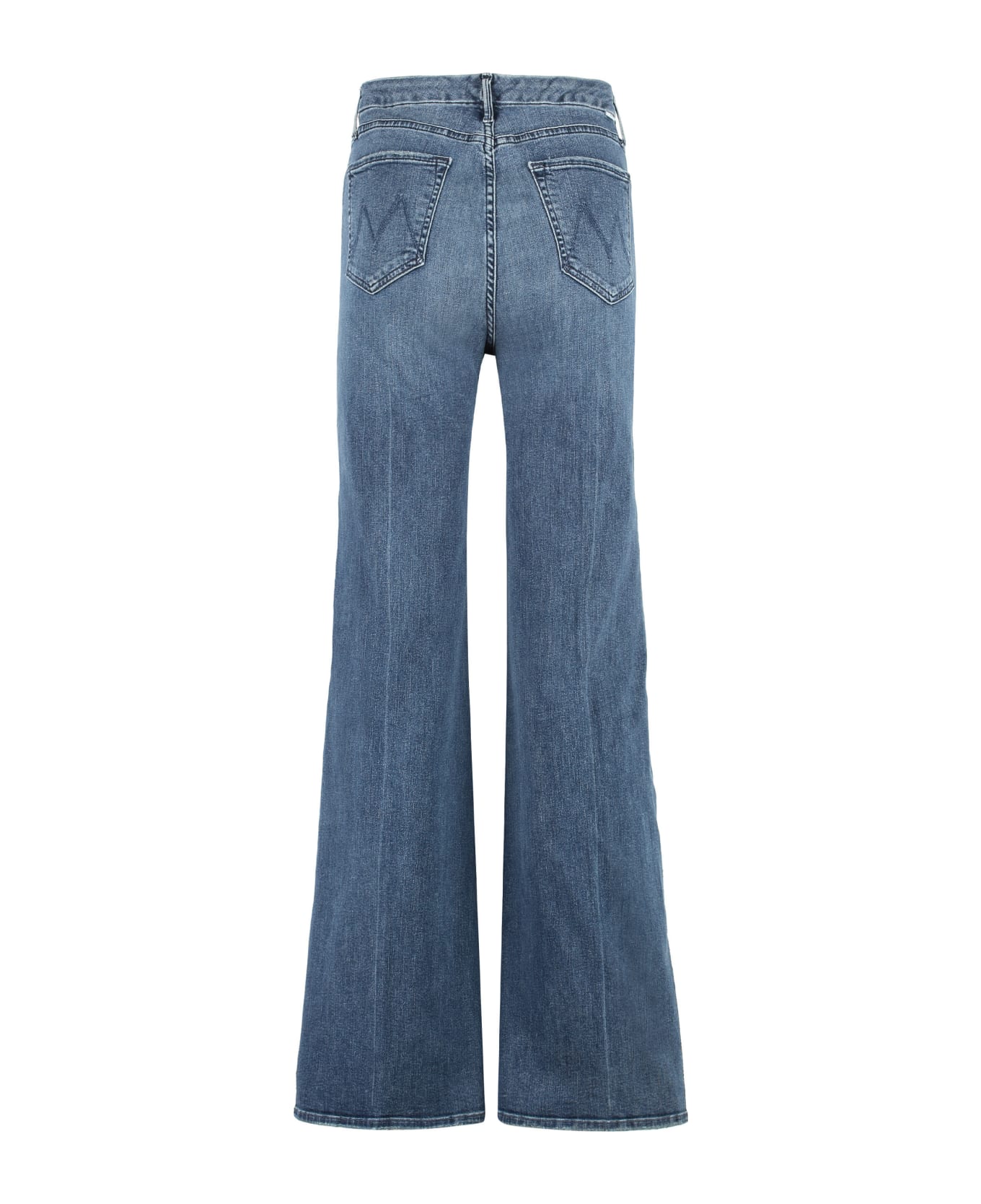 Mother Roller Skimp Wide-leg Jeans - Denim