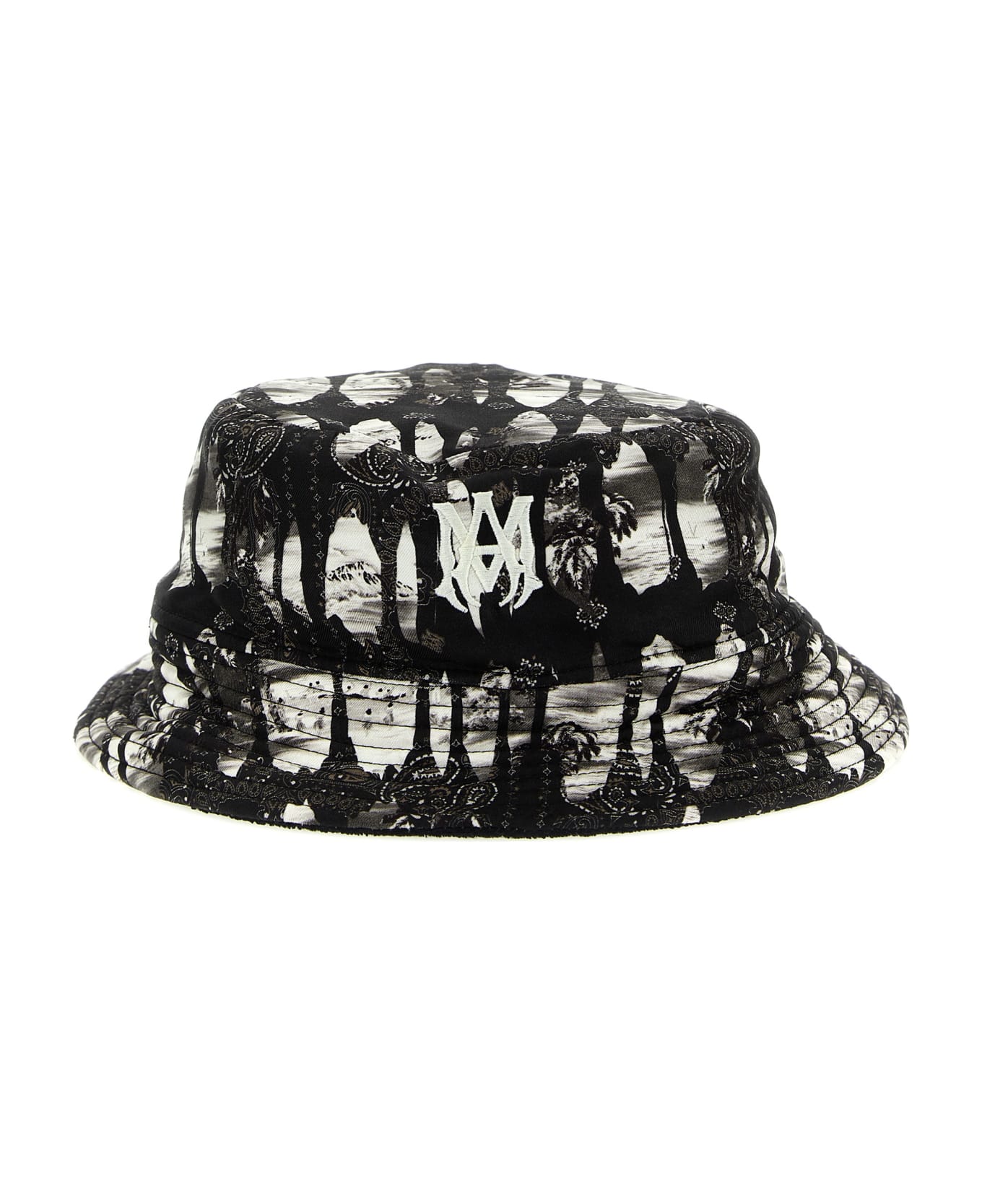 AMIRI 'bandana' Reversible Bucket Hat - White/Black