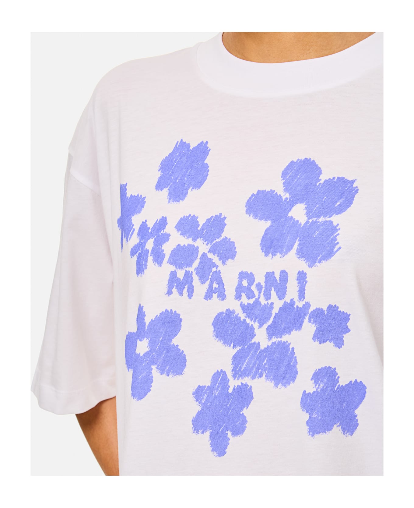 Marni White Cotton T-shirt - White