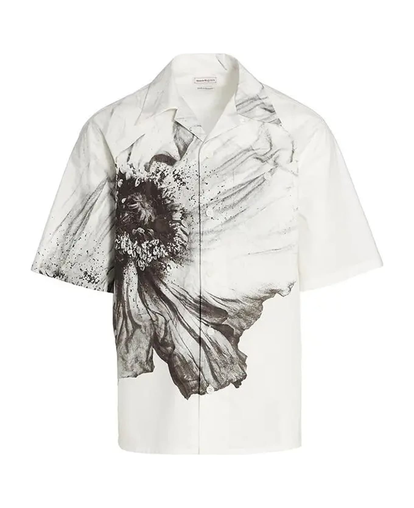 Alexander McQueen Short Sleeve Shirt - White