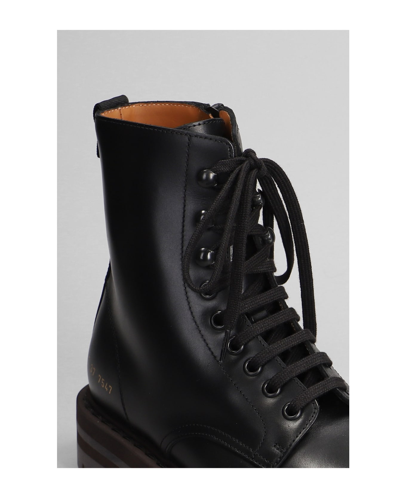 Common Projects Combat Boots - black