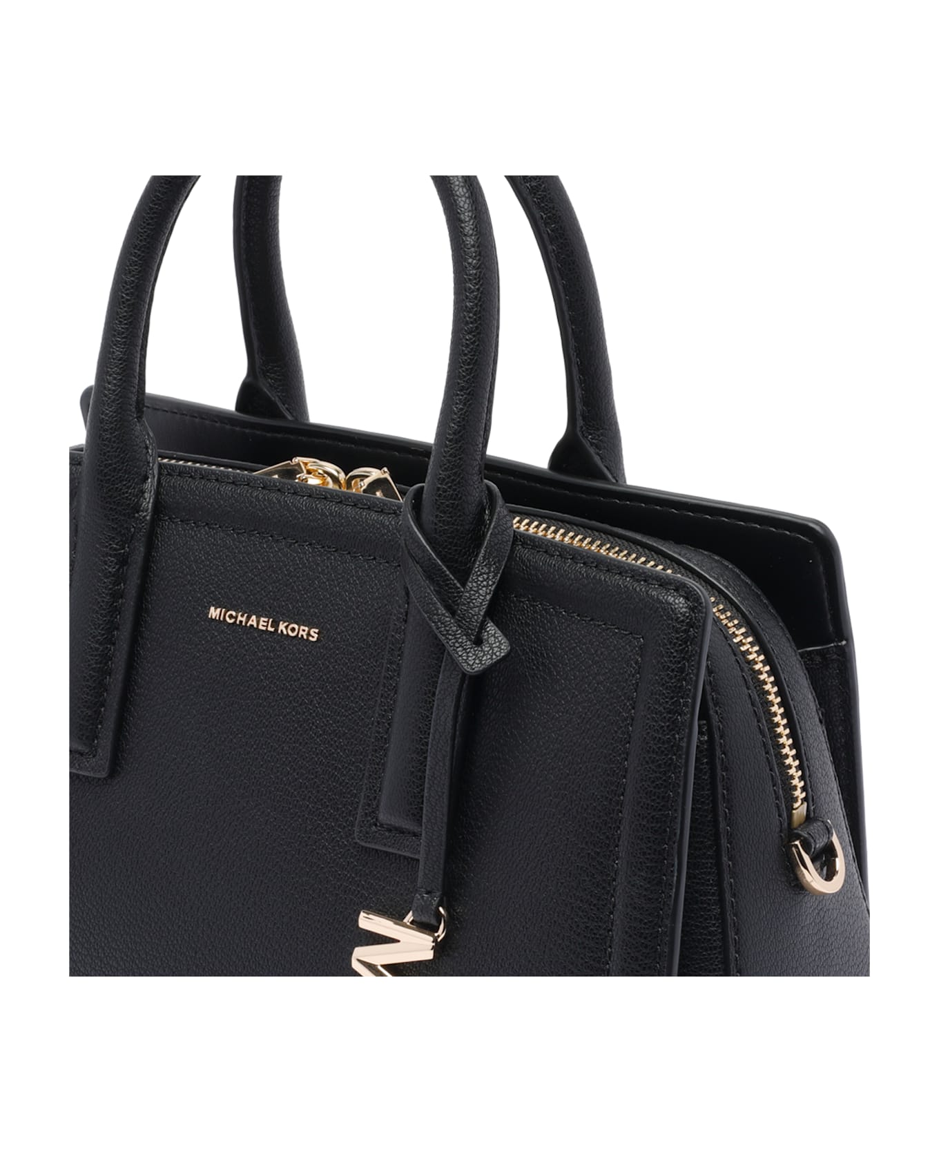 Michael Kors Logo Handbag - Black