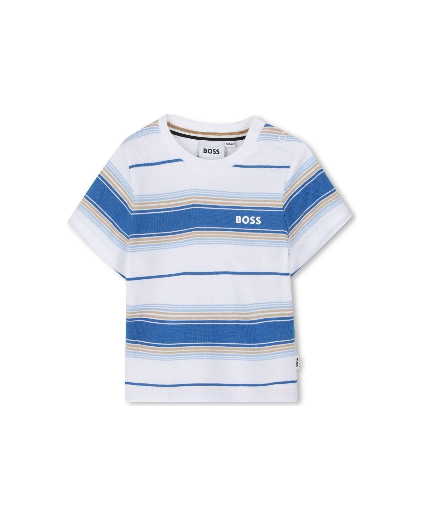 Hugo Boss T-shirt Con Logo - Light blue