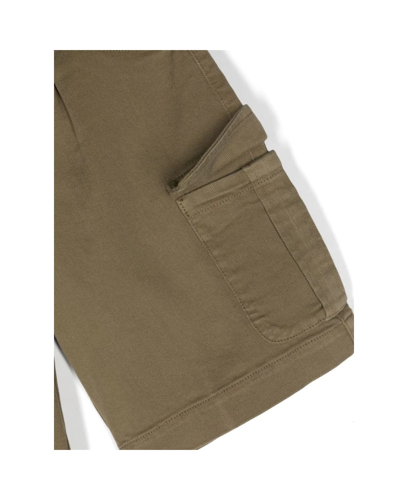 Etro Green Cargo Shorts With Logo - Green