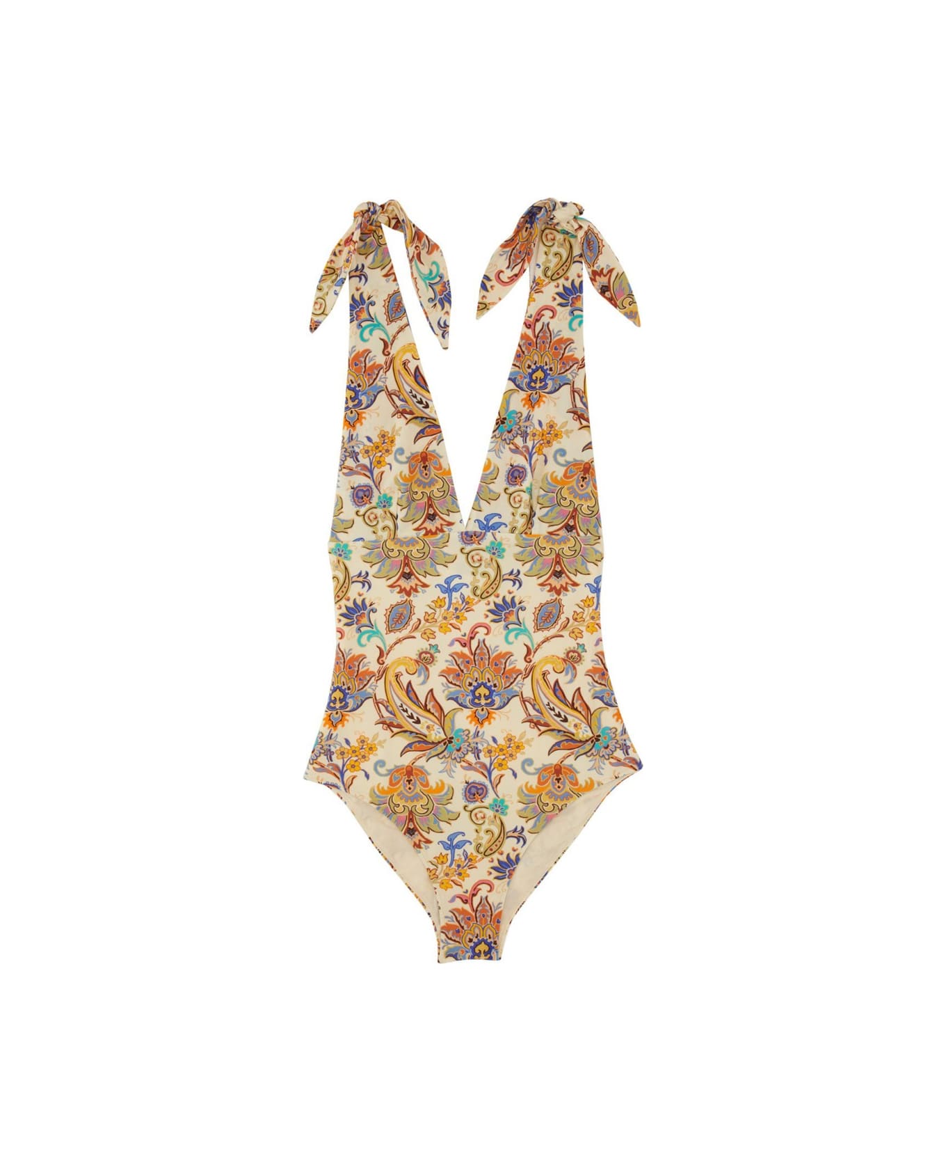 Etro Printed One-piece Swimsuit - MULTICOLOUR