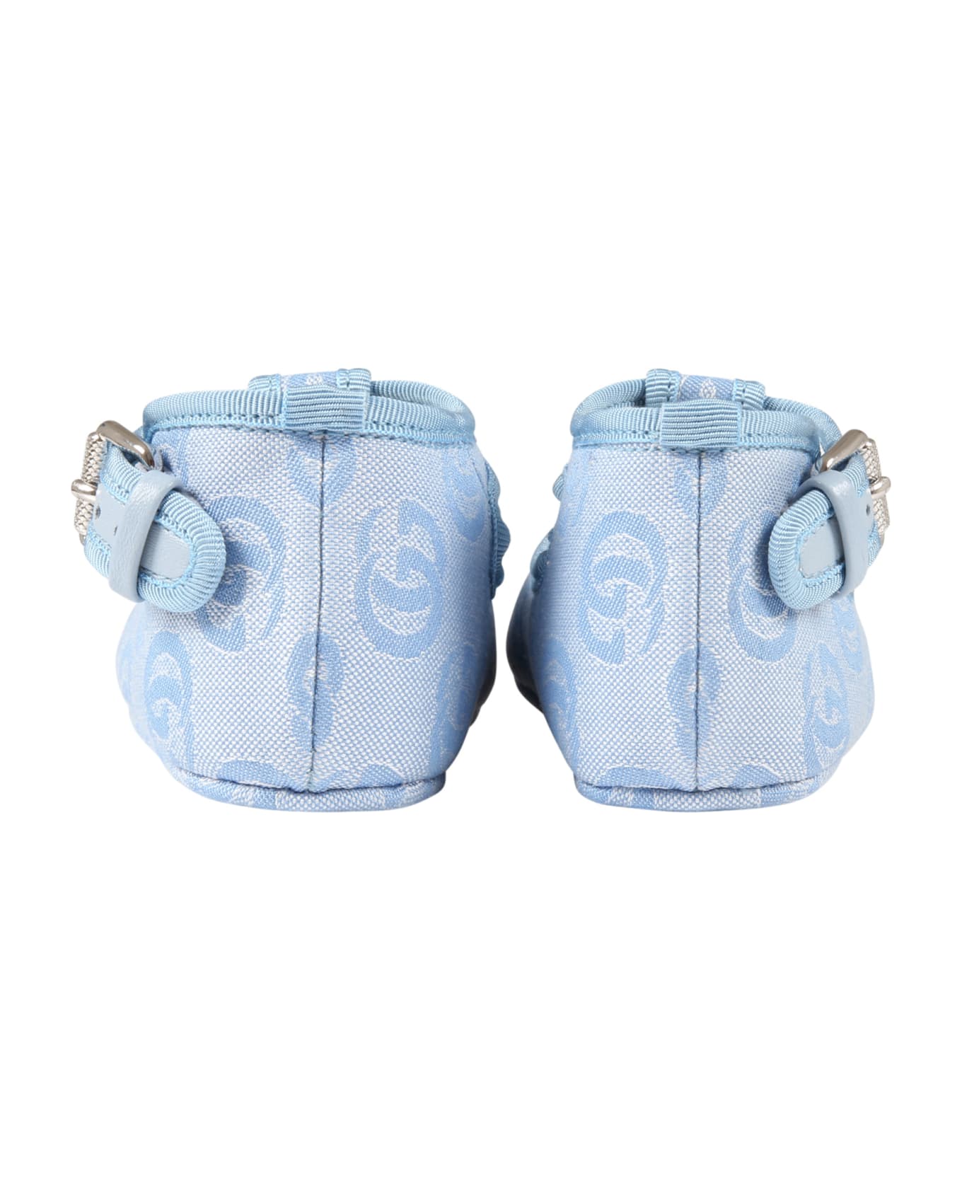 Gucci Light-blue Shoes For Baby Boy - Light Blue