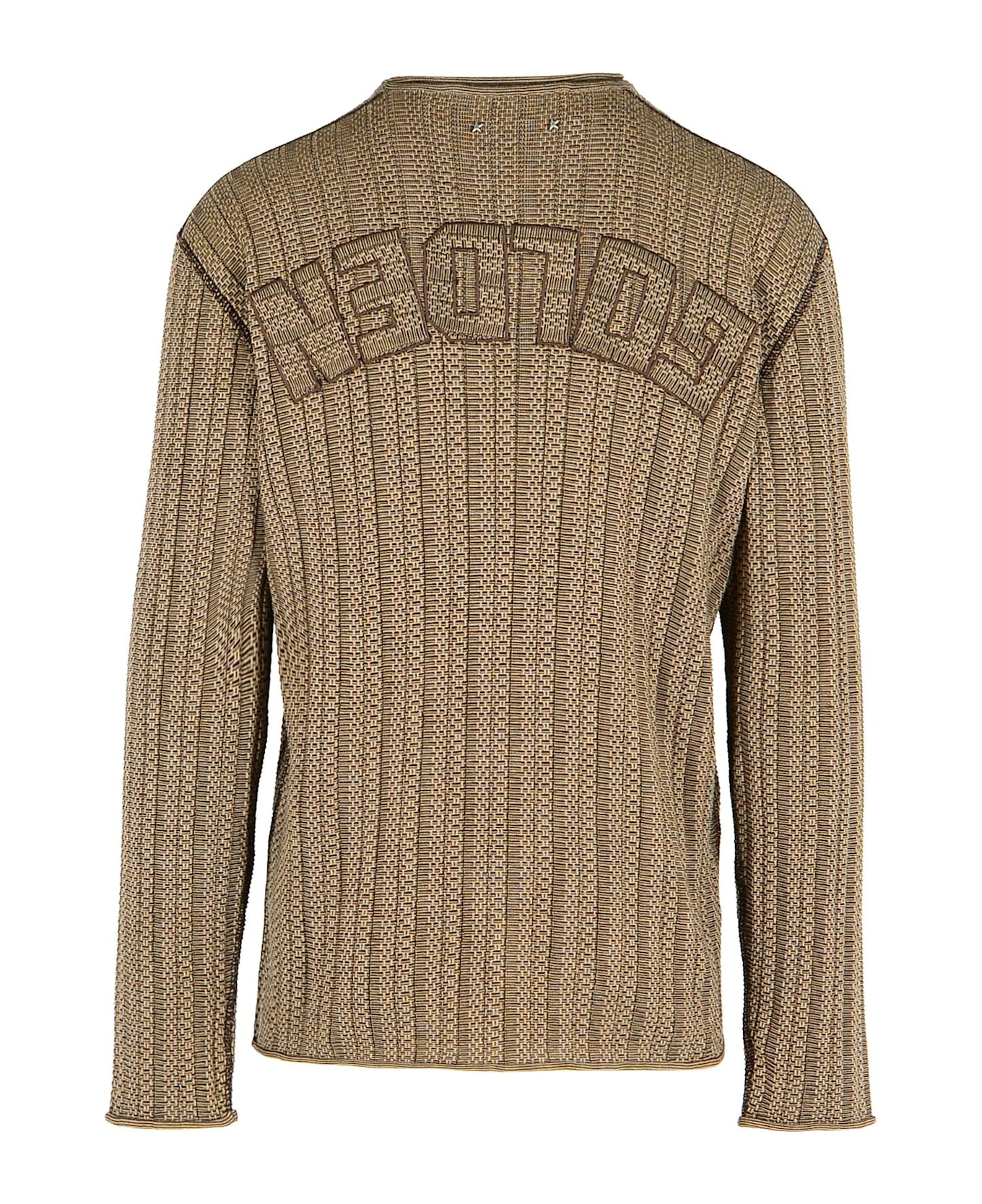 Golden Goose 
norton
 Brown Cotton Sweater - Brown ニットウェア
