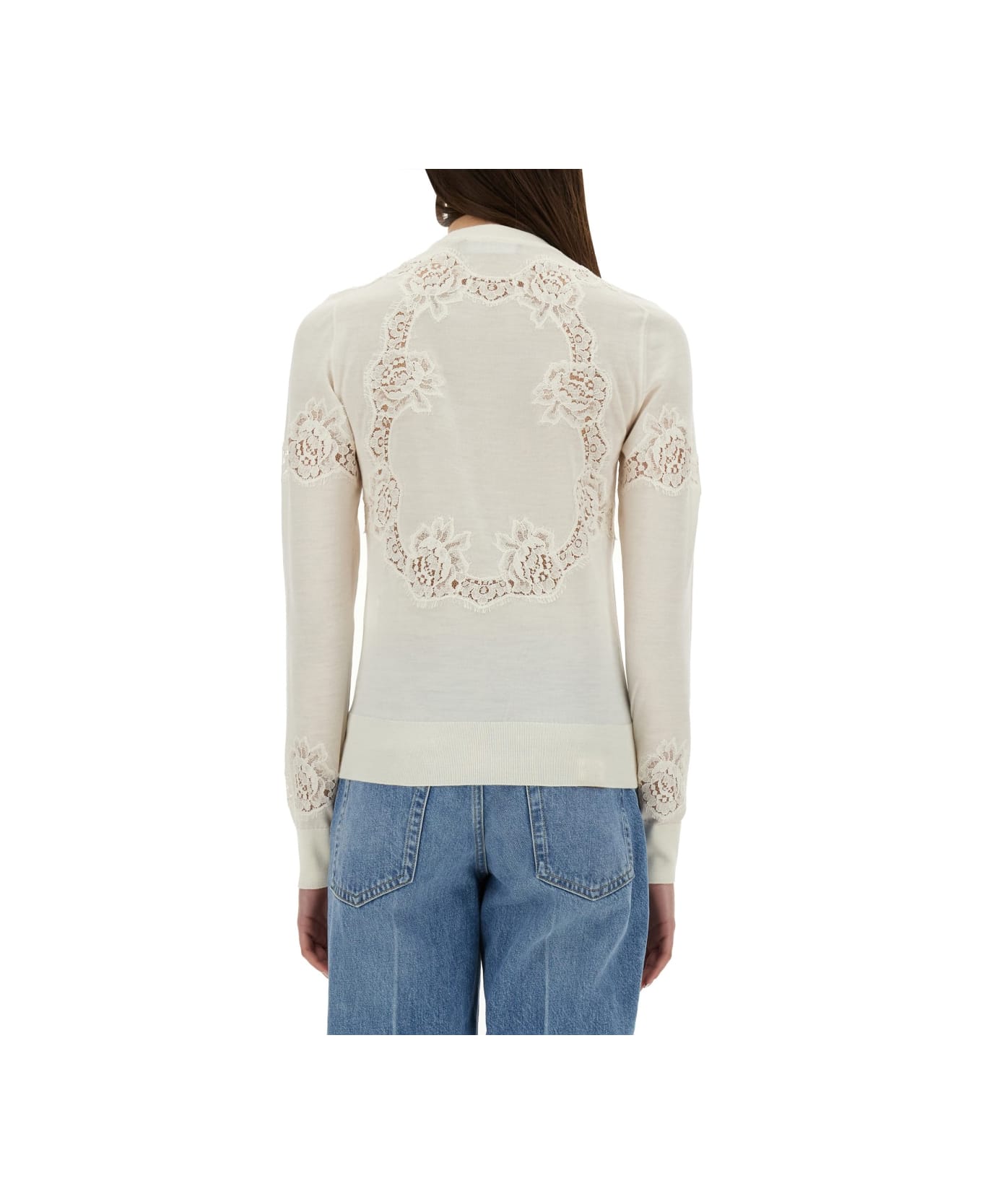 Dolce 
Gabbana Cashmere And Silk Cardigan - IVORY