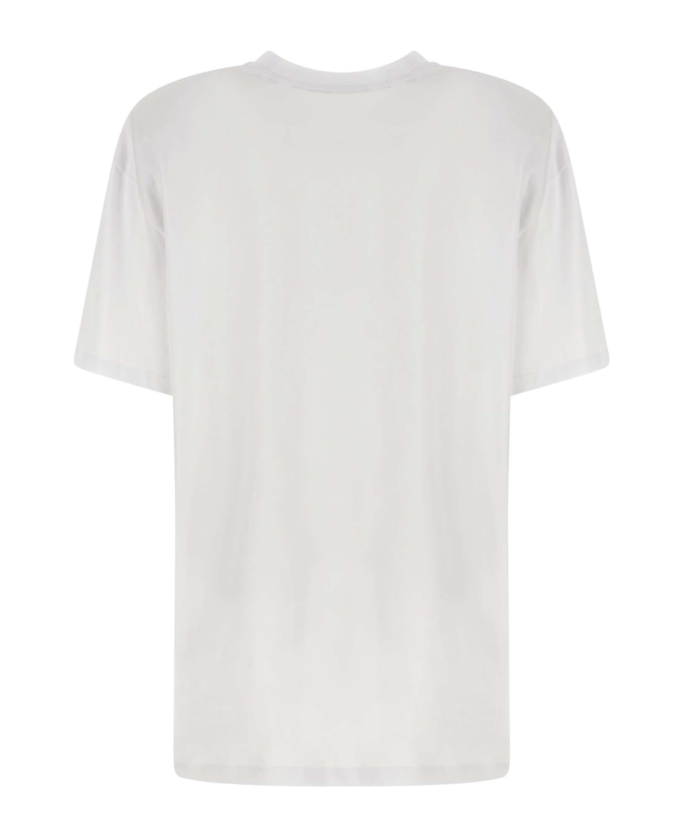Rotate by Birger Christensen "graddy" Cotton T-shirt - WHITE