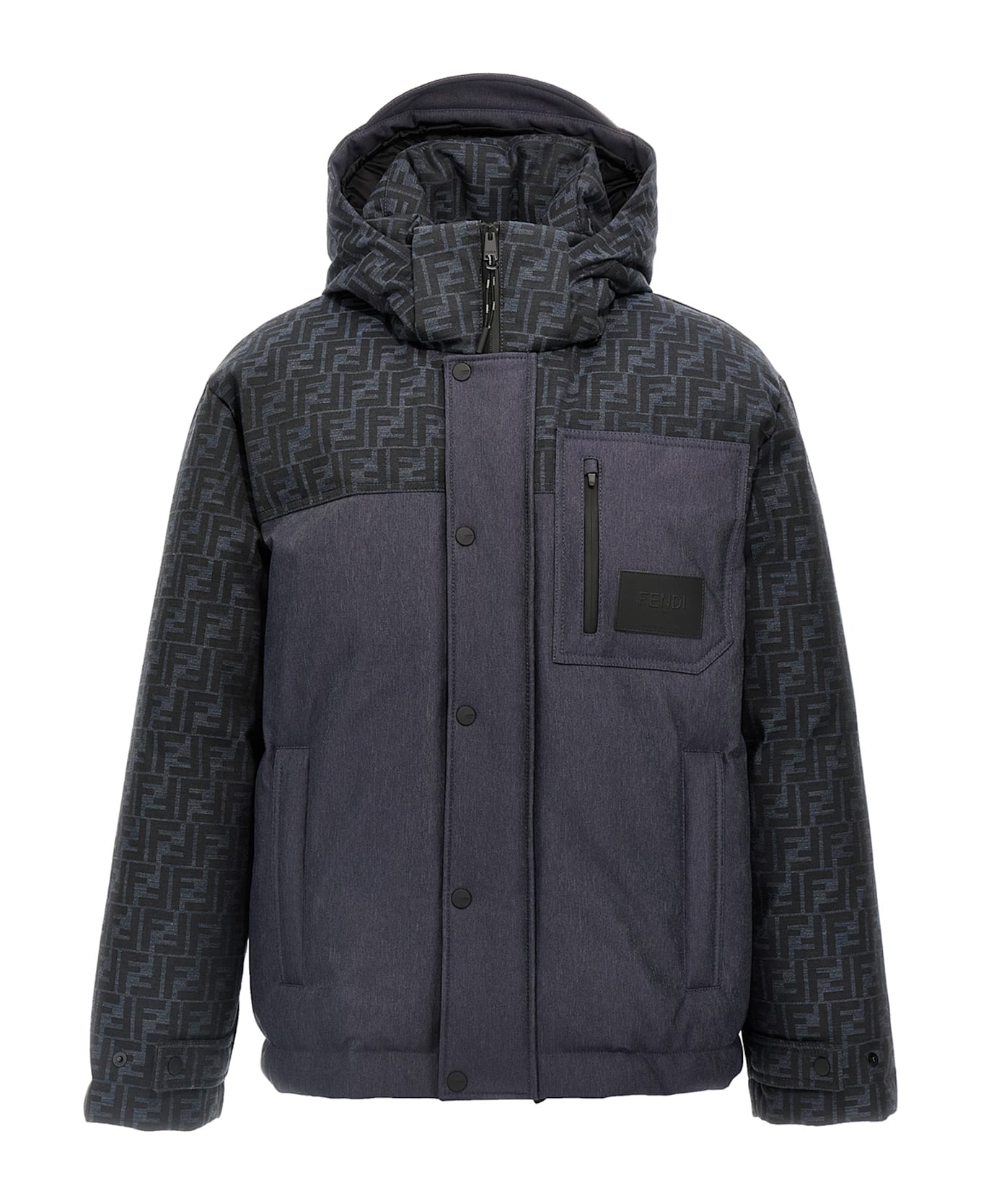 Fendi Ff Ski Jacket - Blue