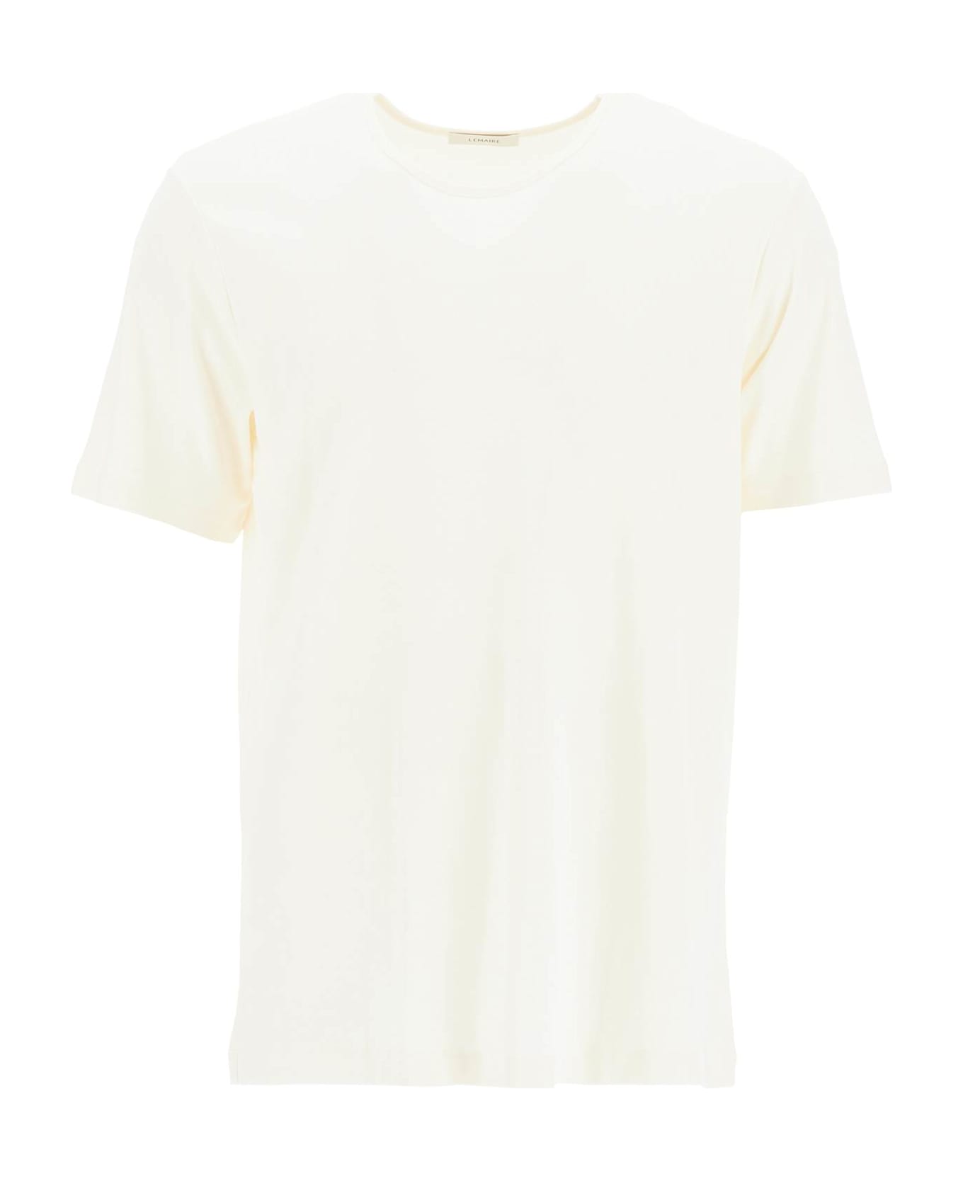 Lemaire Cotton T-shirt - LIGHT CREAM (White)