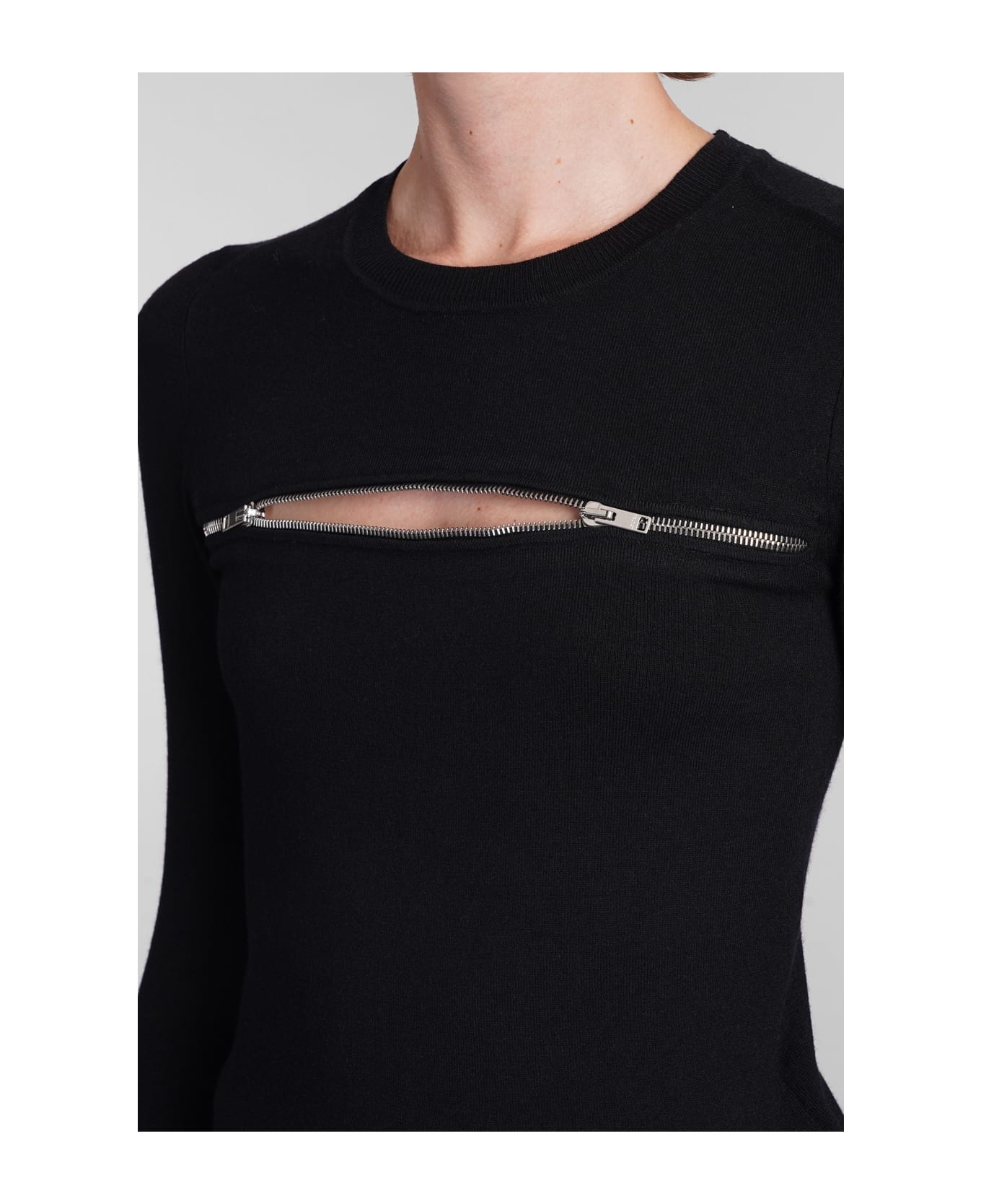 Isabel Marant Gio Knitwear In Black Viscose - black