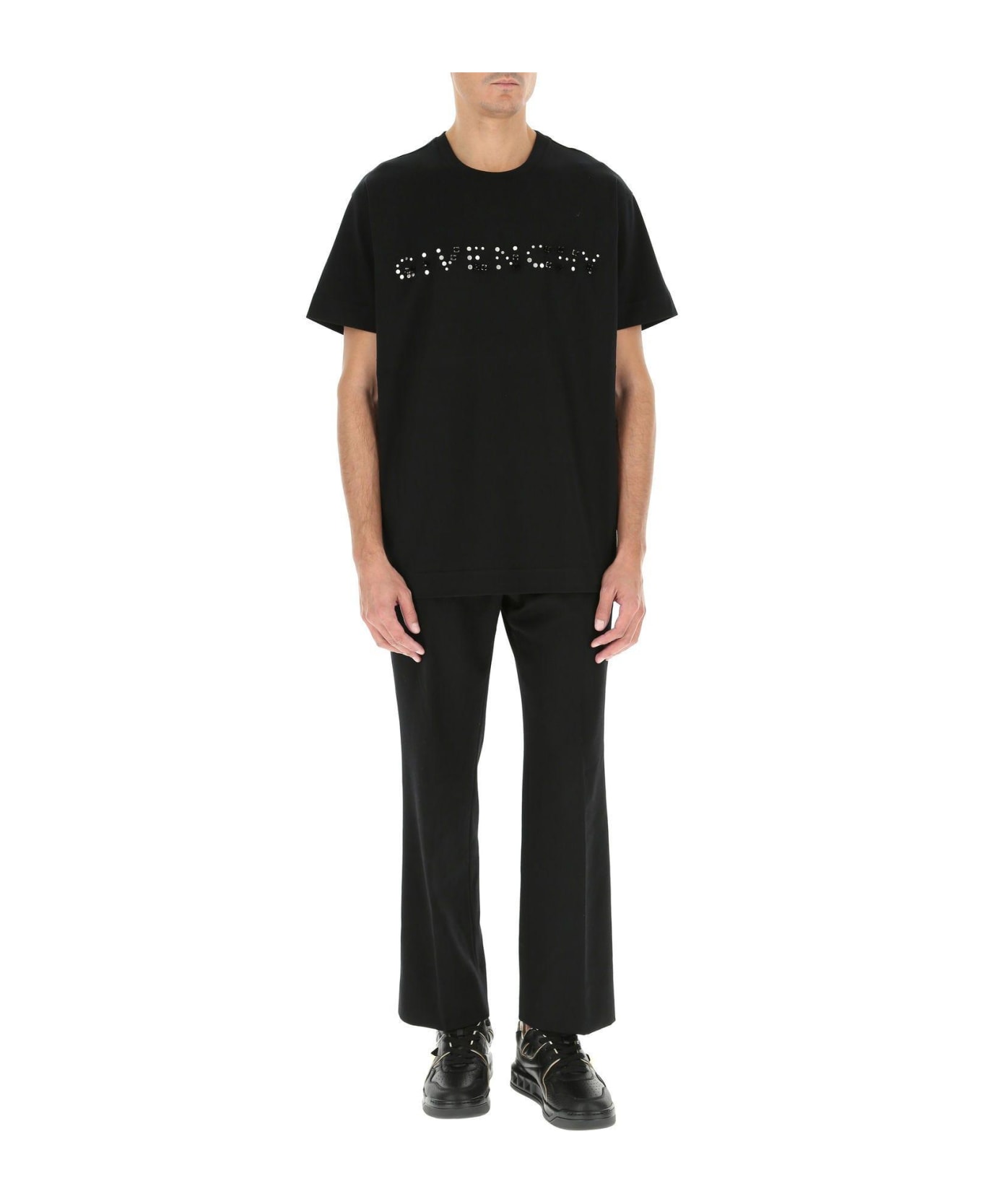Givenchy Black Cotton Oversize T-shirt - BLACK