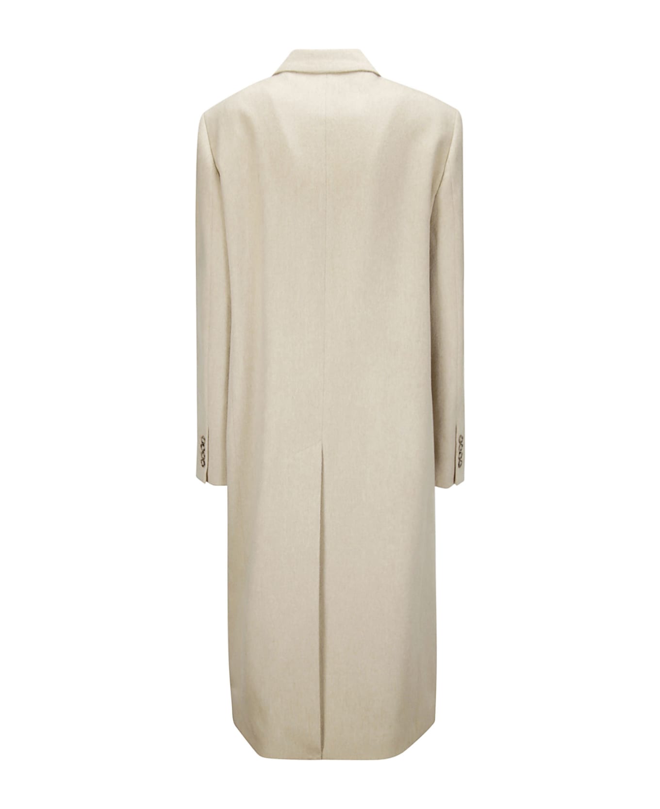 Victoria Beckham Tailored Slim Coat - BONE