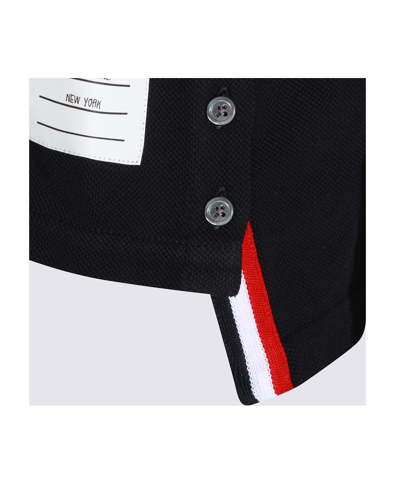 Thom Browne Navy Cotton T-shirt - Blue