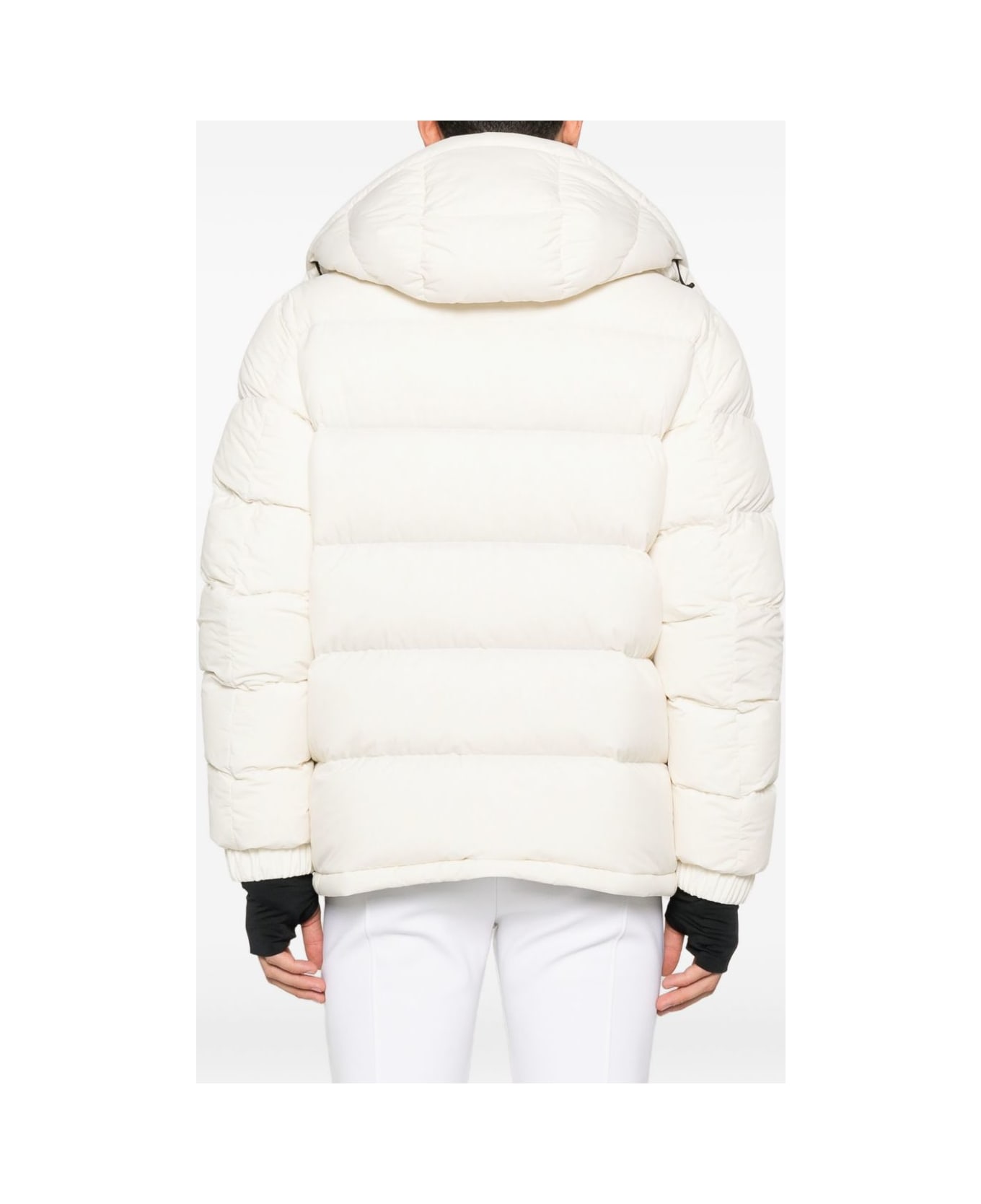 Moncler Grenoble Hooded Zip-fastening Jacket - White