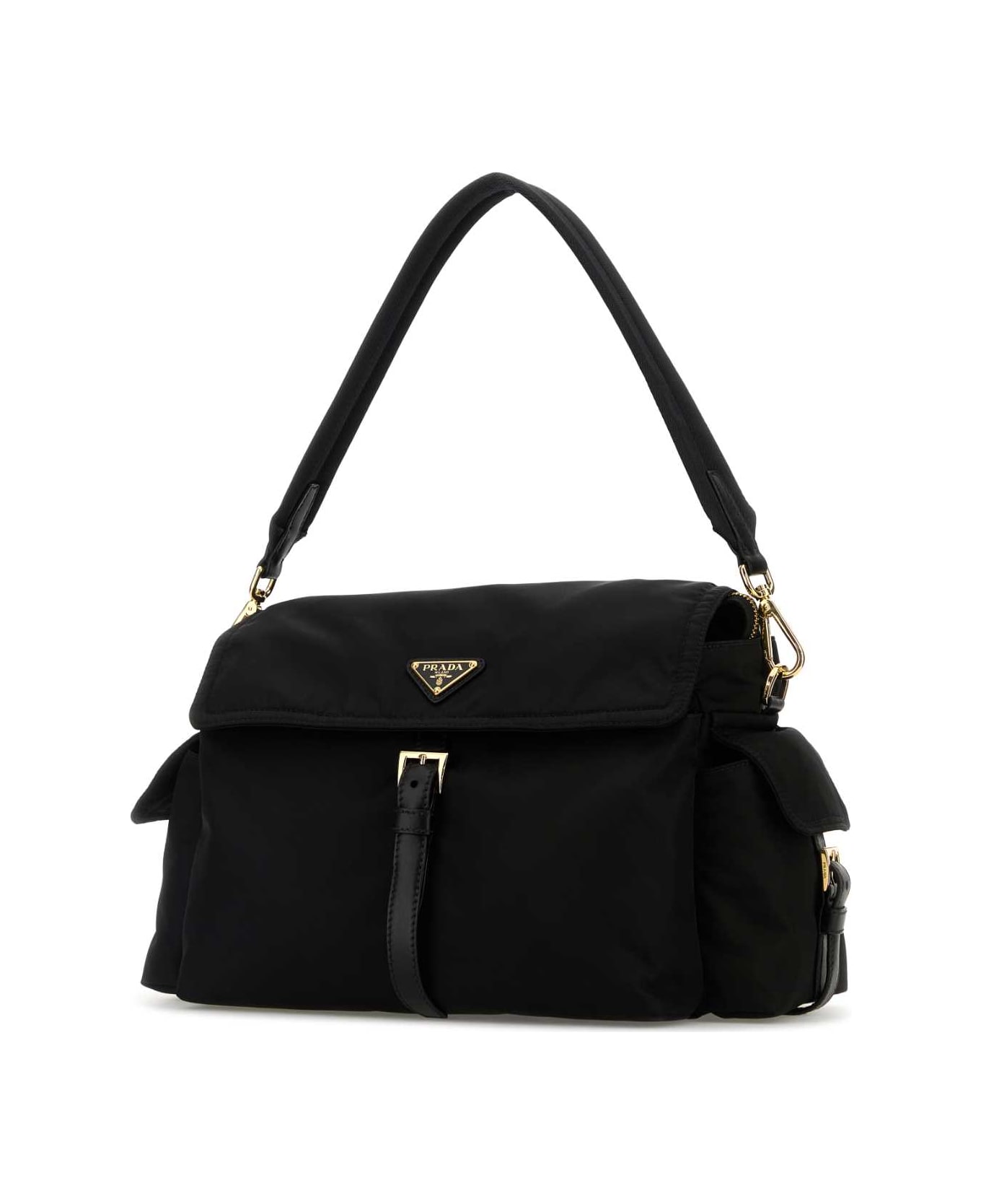 Prada Black Re-nylon Shoulder Bag - NERO