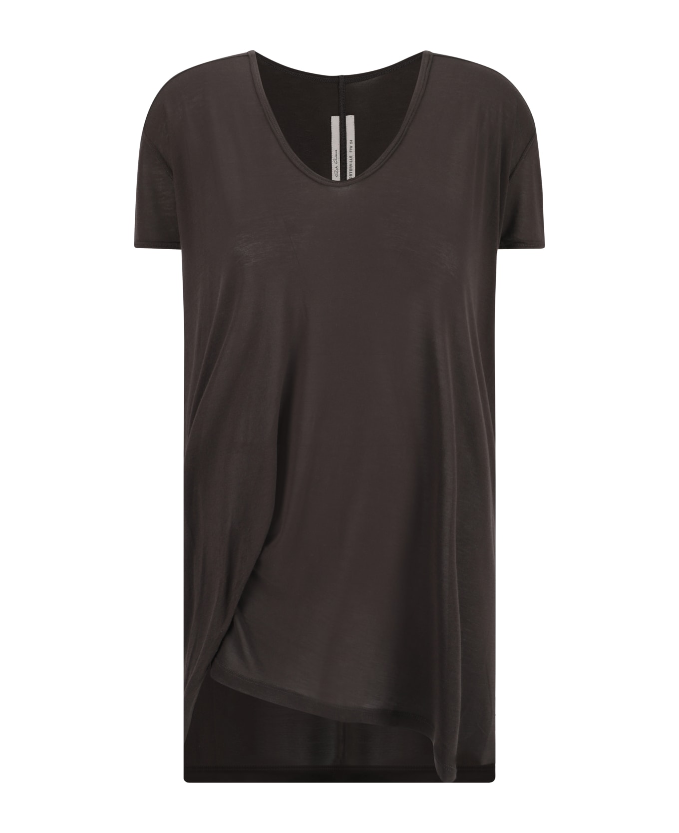 Rick Owens Hiked T-shirt - Dark Dust