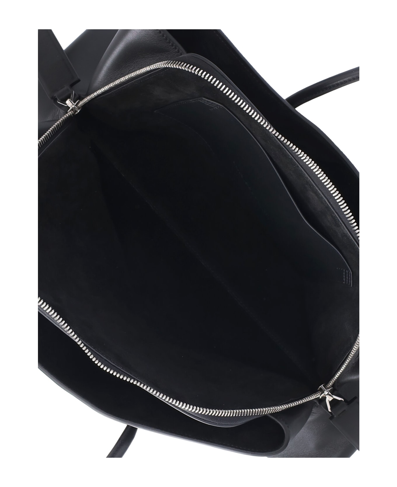 The Attico Medium Handbag 'la Passeggiata' - Black