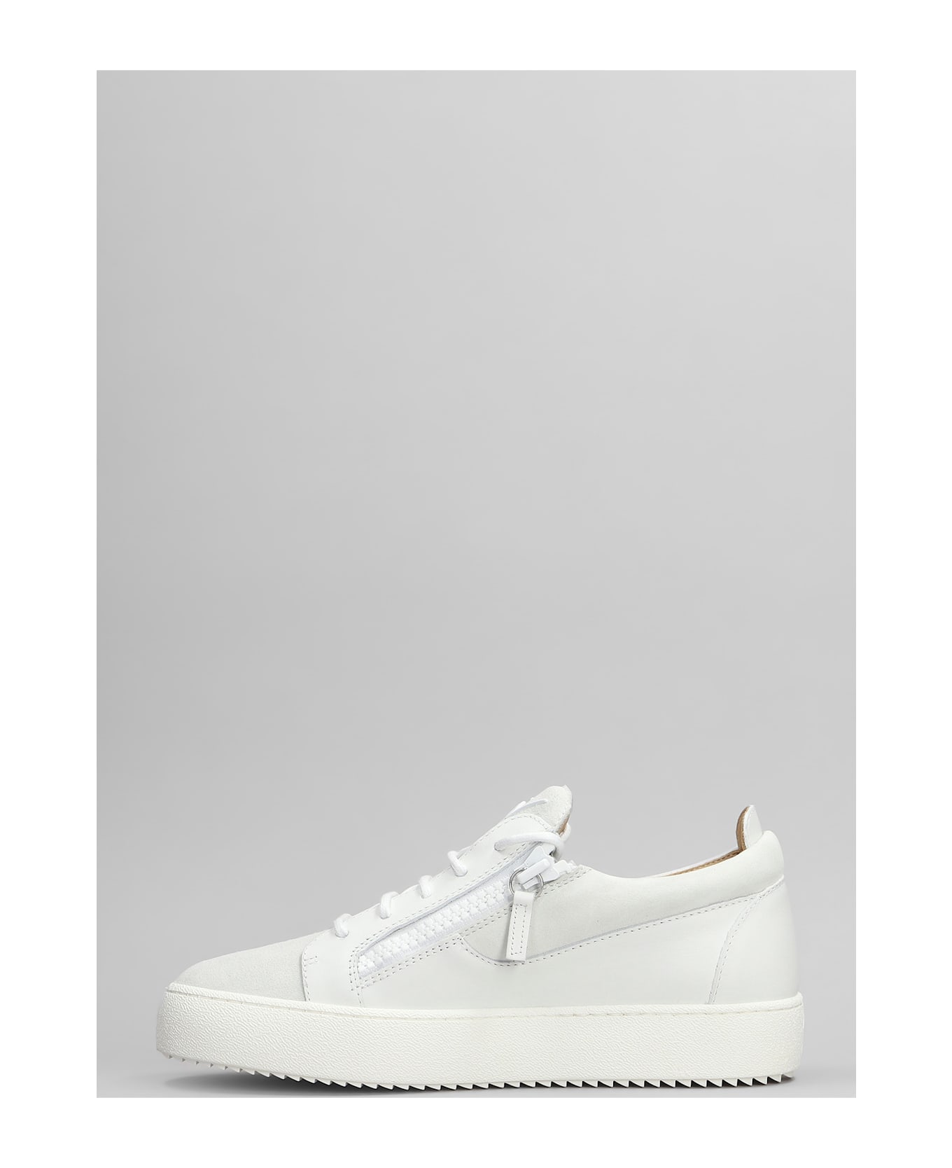 Giuseppe Zanotti Gz94 Sneakers In Grey Suede - grey