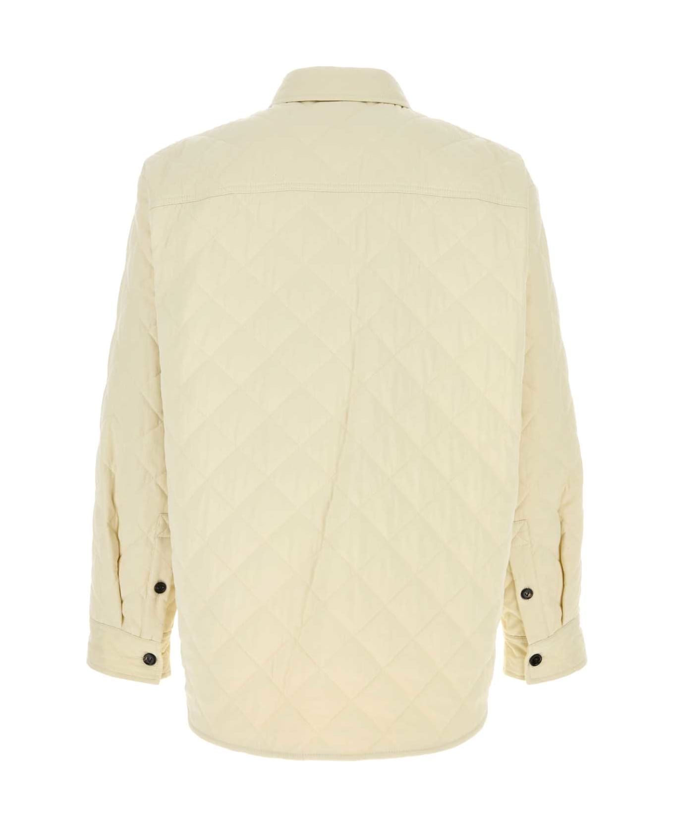 Bottega Veneta Ivory Tech Cotton Jacket - SEASALT