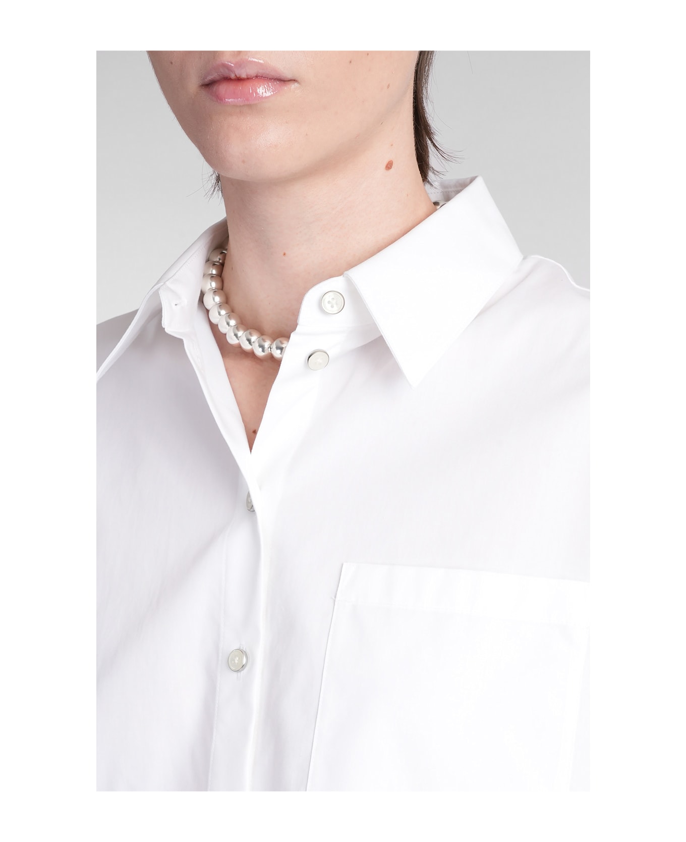 Helmut Lang Shirt In White Cotton - white