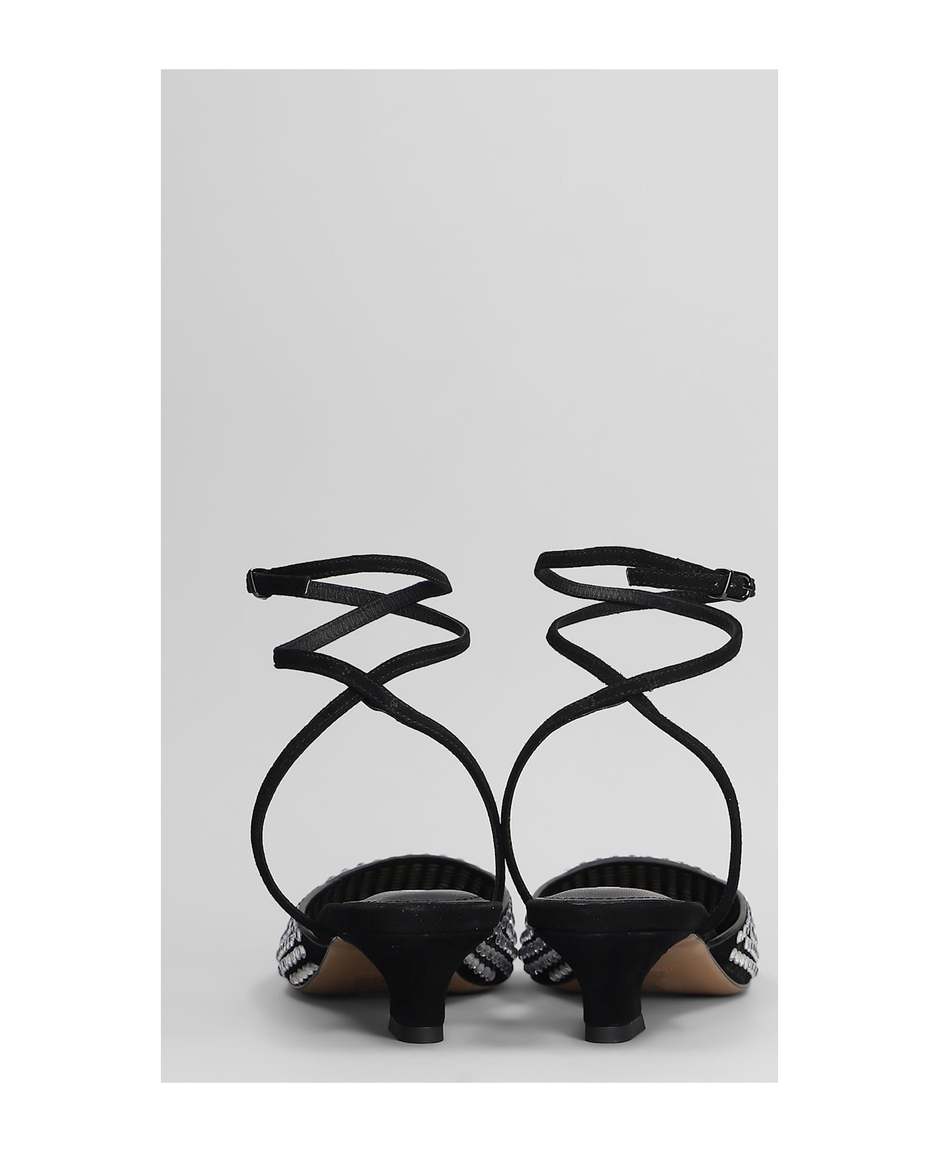 Lola Cruz Pia Pumps In Black Suede - black ハイヒール