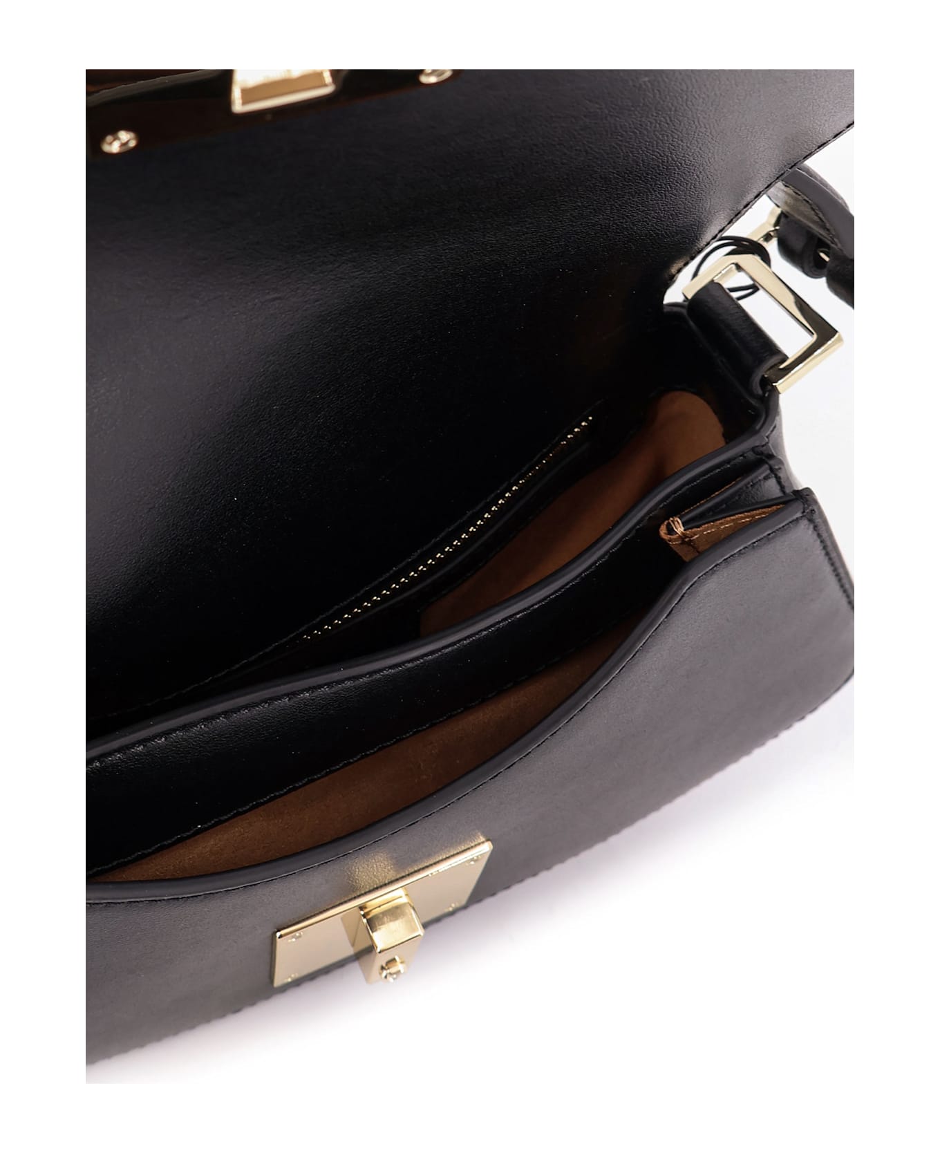 Hugo Boss Ariell Leather Shoulder Bag - Black