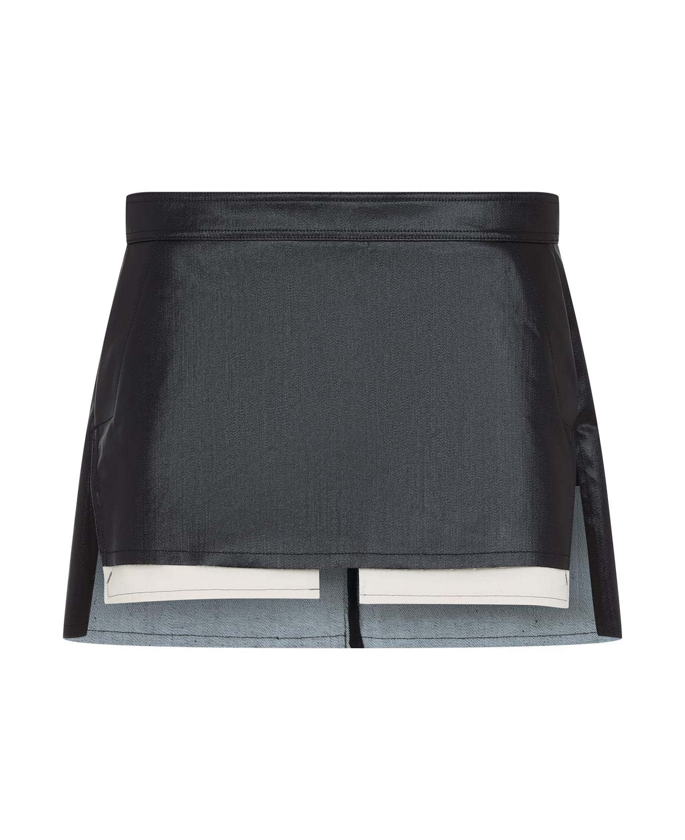 Rick Owens Fog Cutoff Mini Skirt - Black
